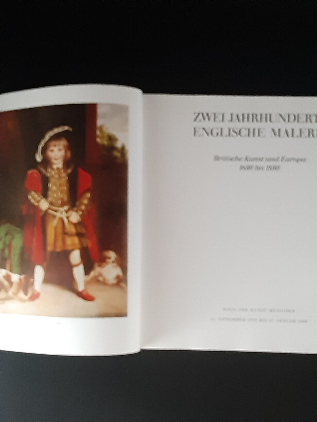 Kunst Ausstellungskatalog Zwei Jahrhunderte englische Malerei München Haus der Kunst 1980 Hrsg.