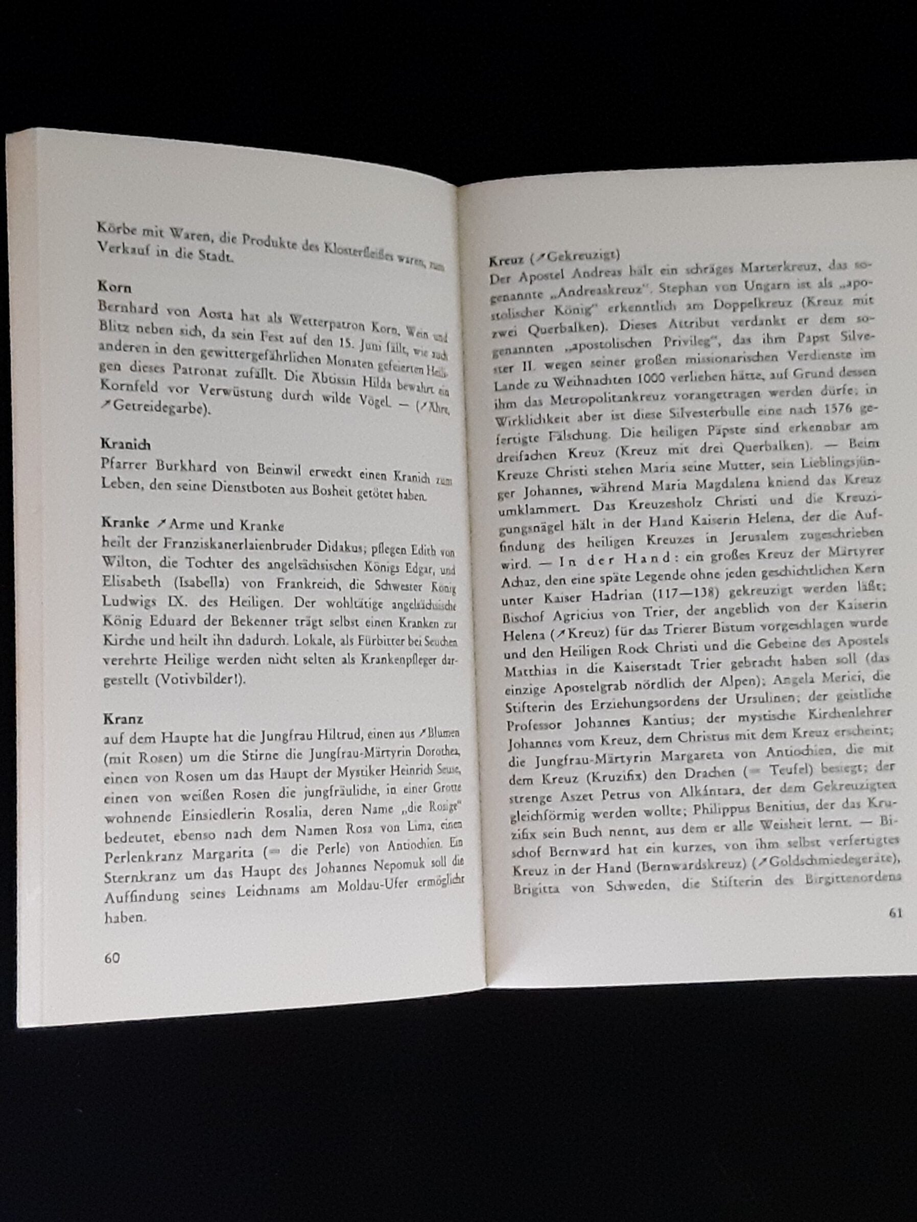 Kulturgeschichte Otto Wimmer Kennzeichen und Attribute der Heiligen Tyrolia 1975