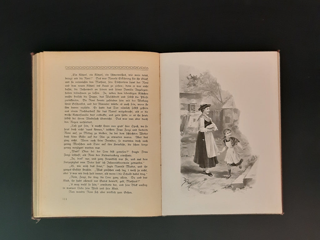 Alte Bücher Agnes Hoffmann Die Allerwelts-Gretel Gustav Weise Verlag ca. 1920 mit 11 Tondruckbildern