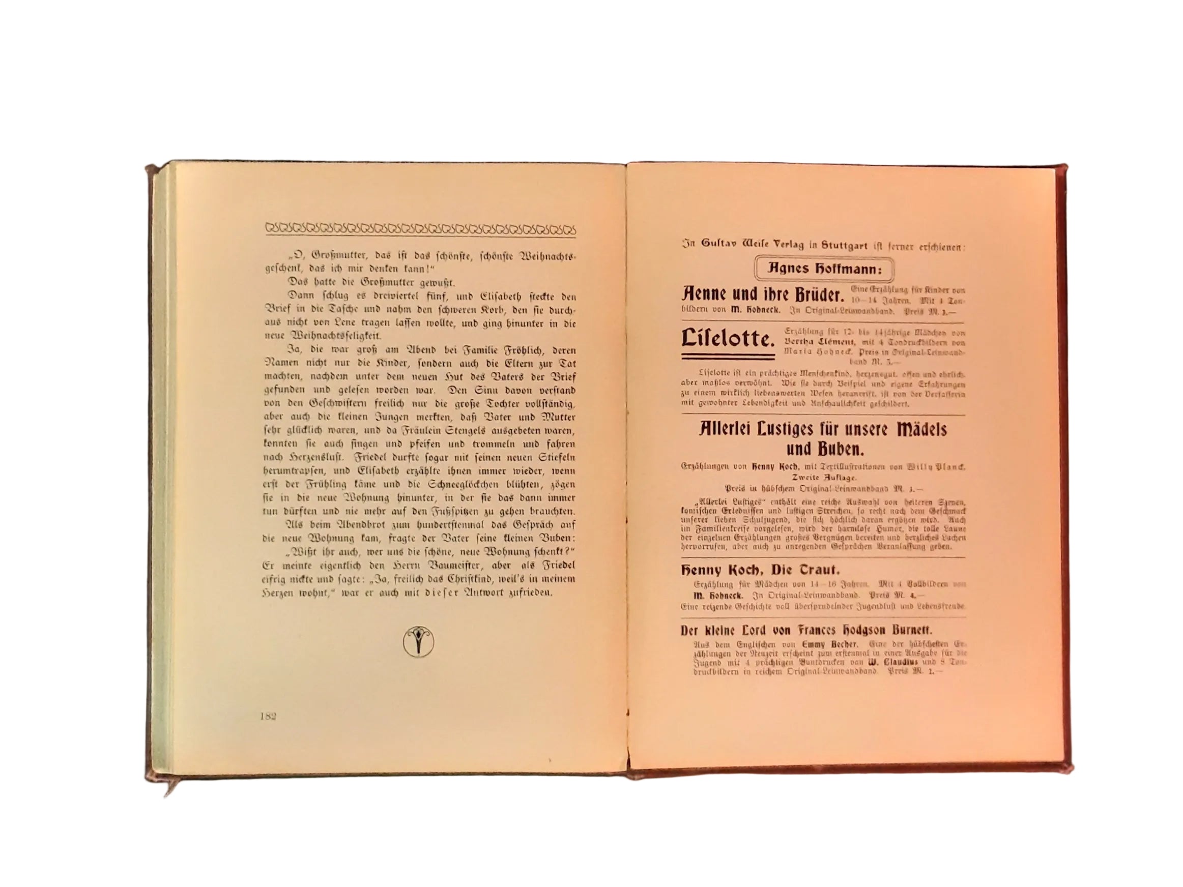 Alte Bücher Agnes Hoffmann Die Allerwelts-Gretel Gustav Weise Verlag ca. 1920 mit 11 Tondruckbildern