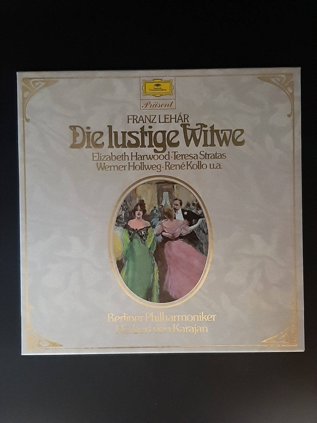 LP Schallplatte Berliner Philharmoniker Herbert von Karajan Die lustige Witwe Operette Franz Lehar Deutsche Grammophon 1973 