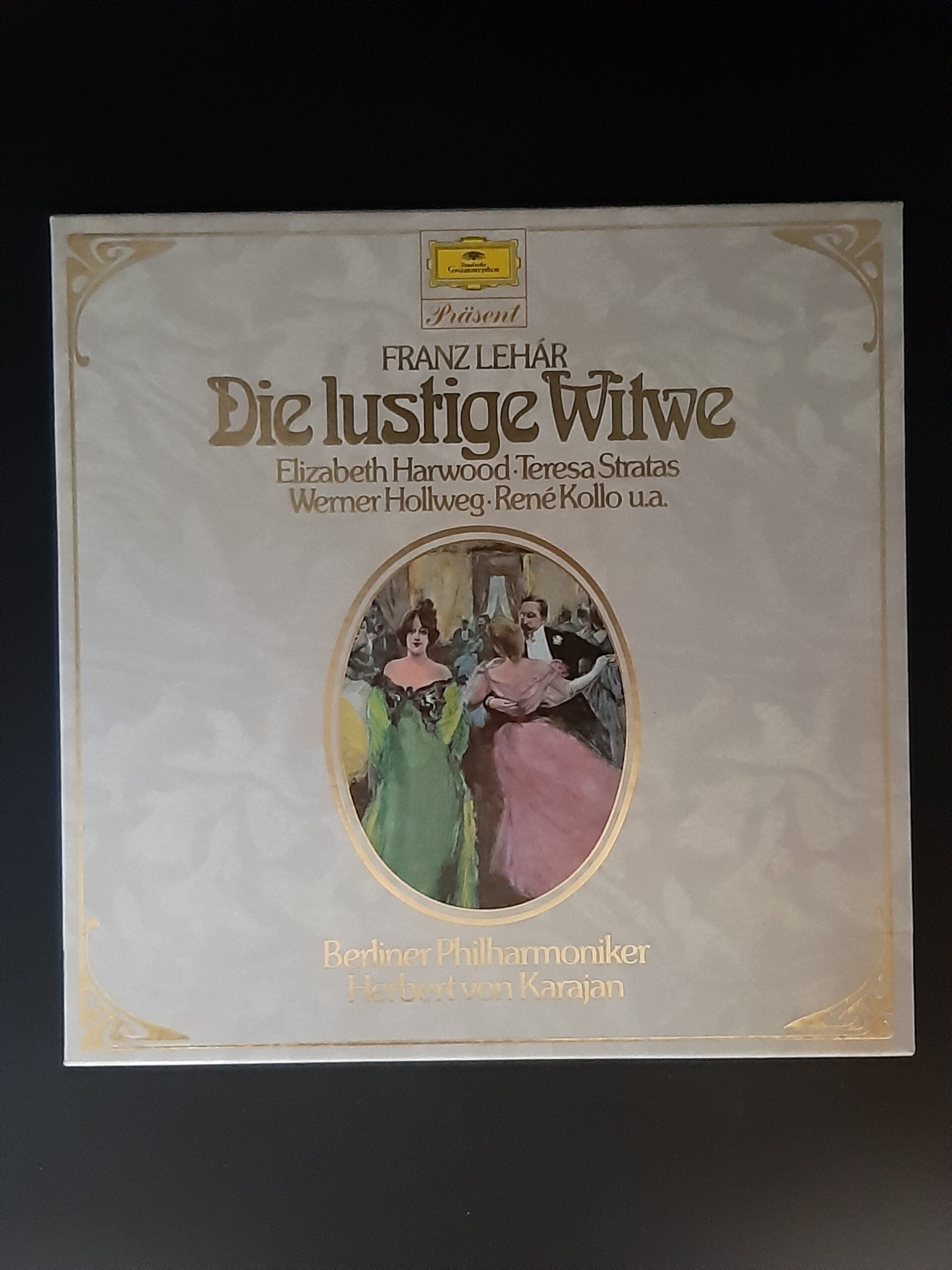 LP Schallplatte Berliner Philharmoniker Herbert von Karajan Die lustige Witwe Operette Franz Lehar Deutsche Grammophon 1973 
