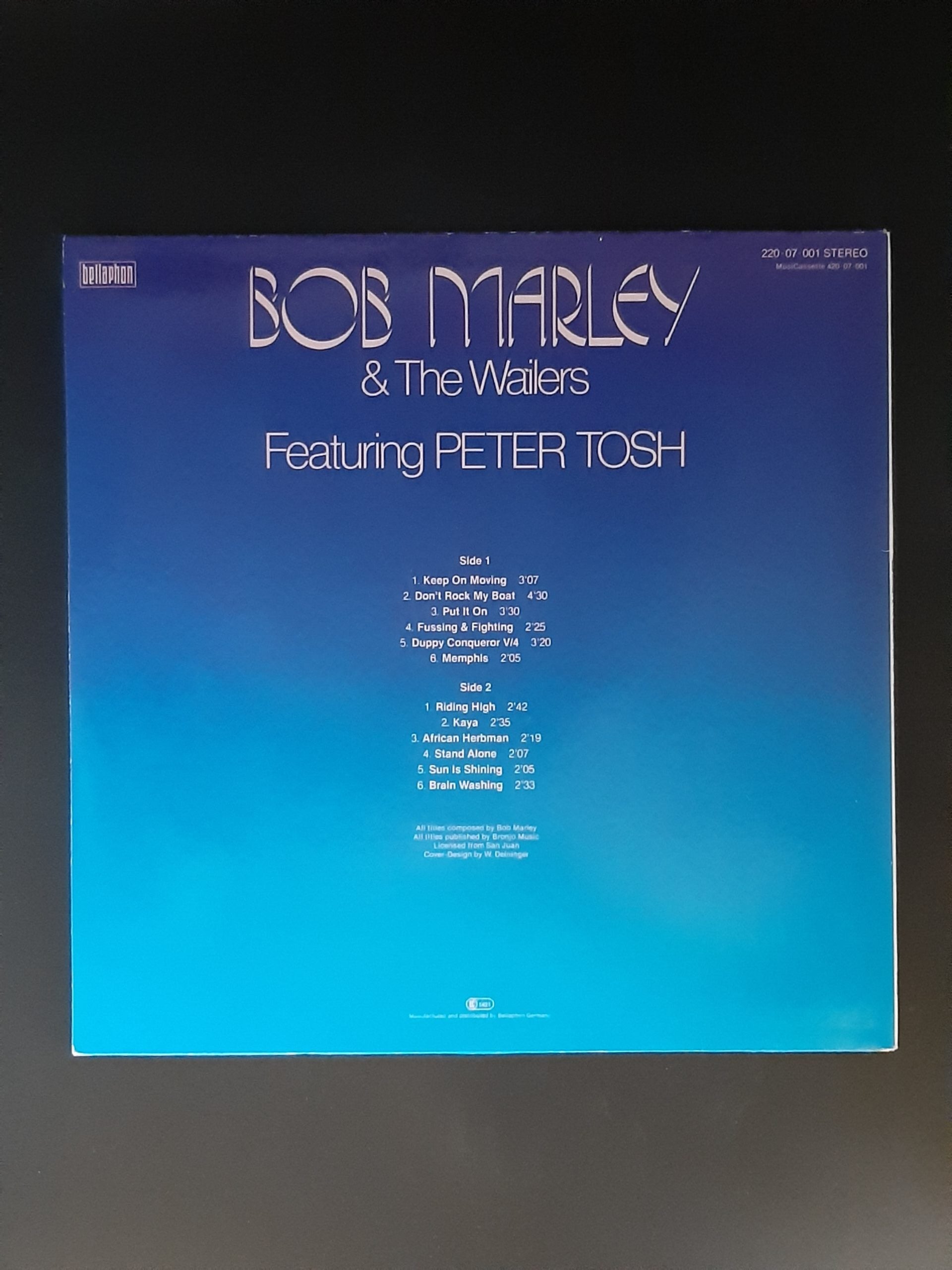 LP Schallplatte Vinyl Bob Marley & The Wailers Featuring Peter Tosh