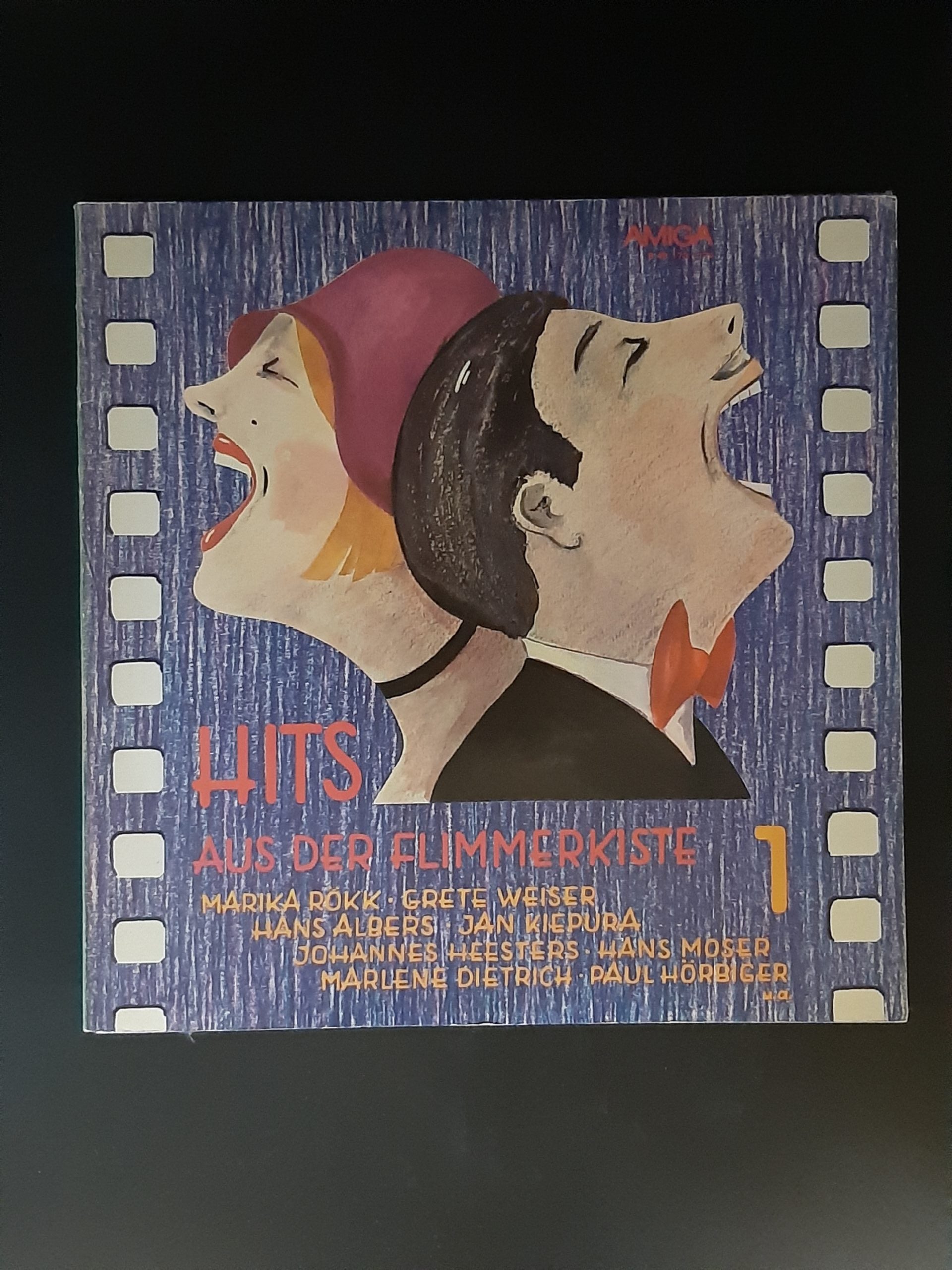 LP Schallplatte Vinyl Hits aus der Flimmerkiste 1 + 2  Amiga 1978 Doppel-LP