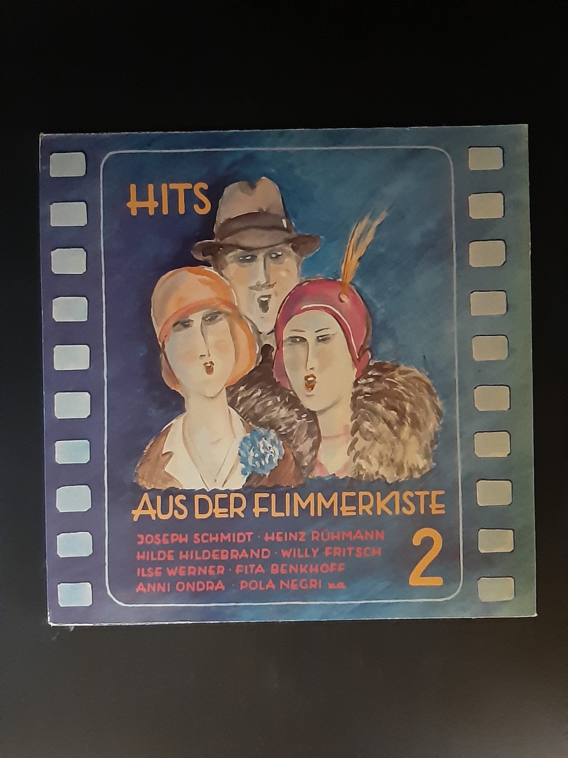 LP Schallplatte Vinyl Hits aus der Flimmerkiste 1 + 2  Amiga 1978 Doppel-LP