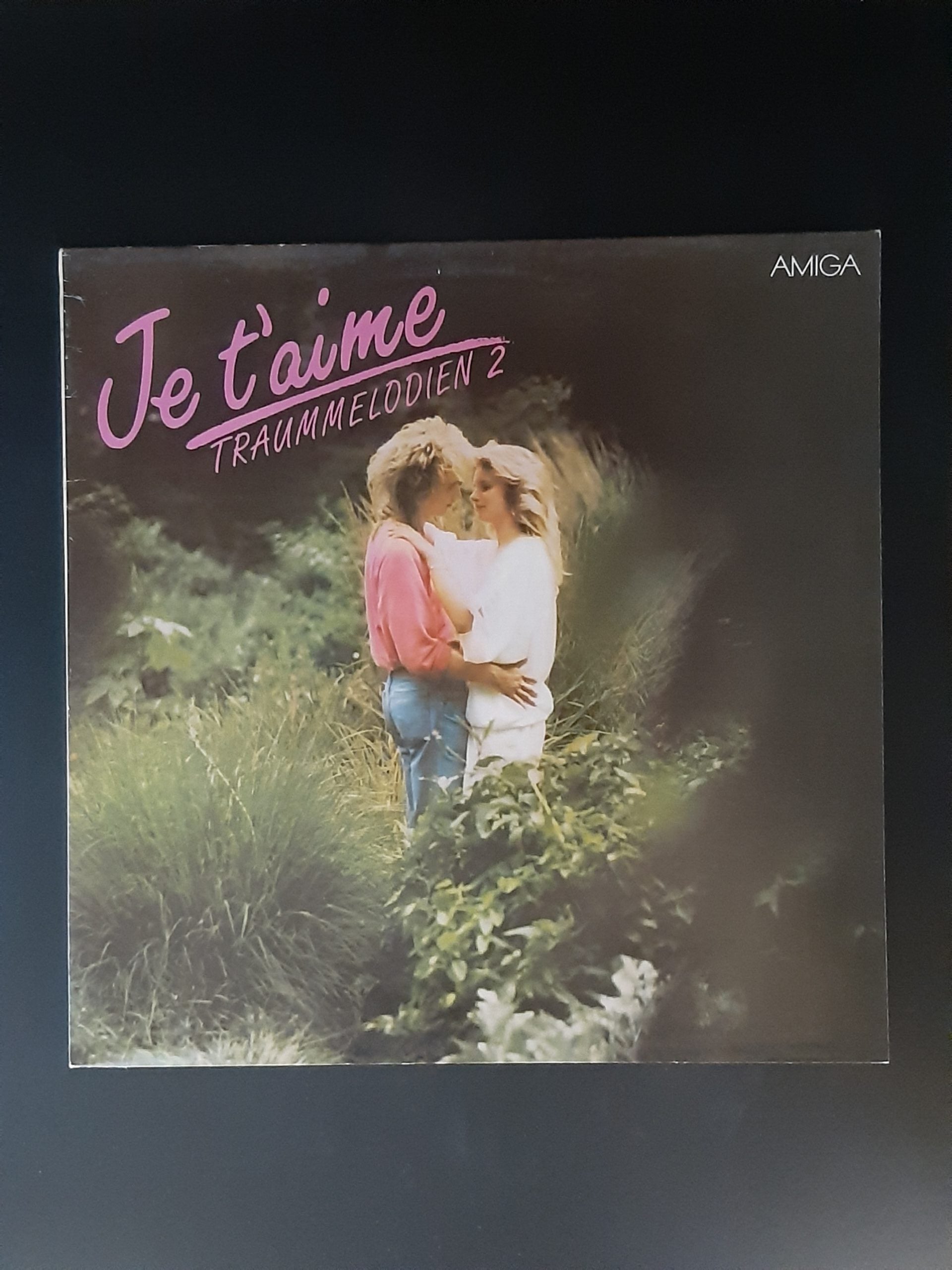 LP Schallplatte Vinyl Je t'aime Traummelodien 2 Amiga 1988