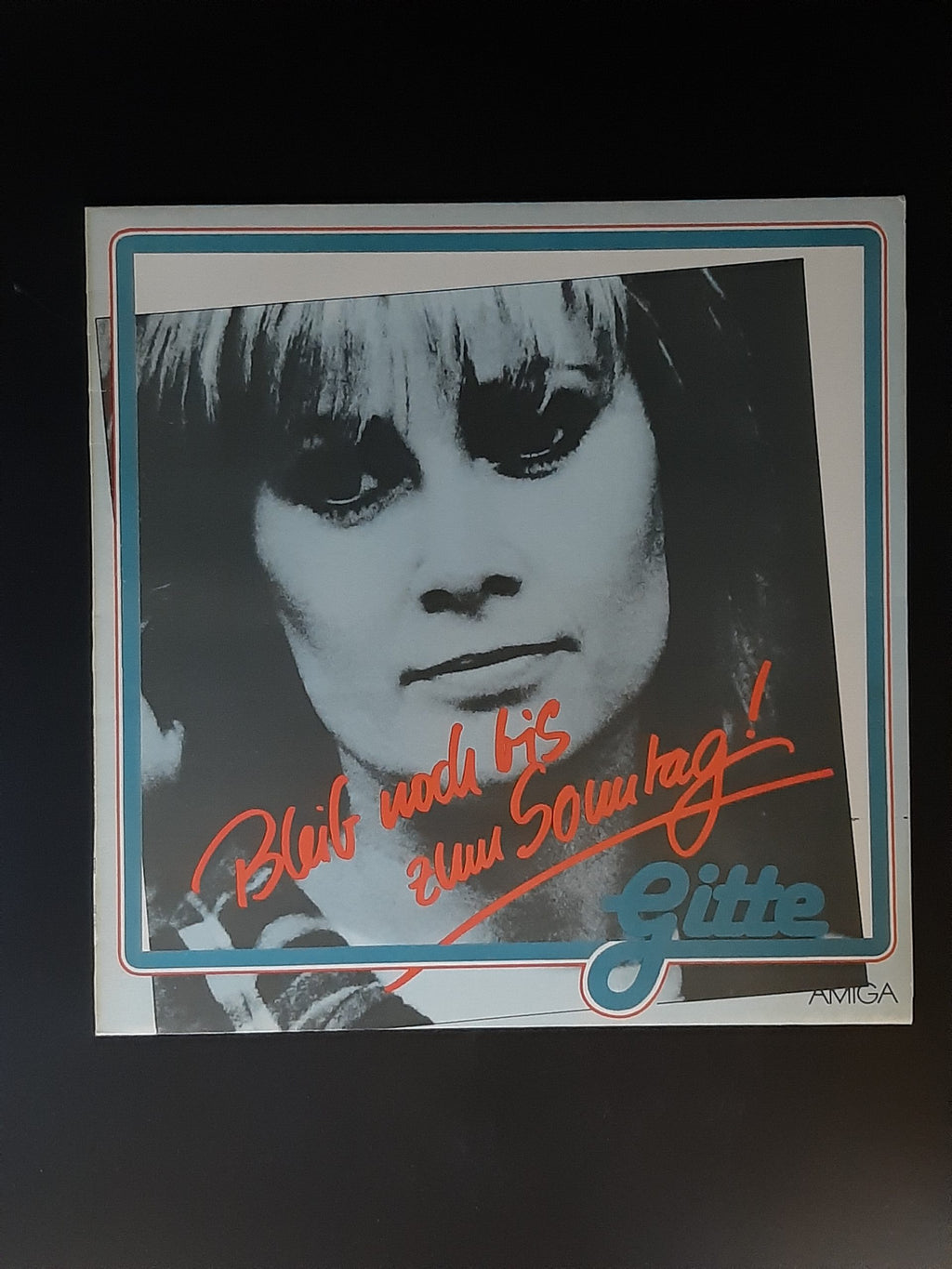 LP Schallplatte Vinyl Gitte Haenning Bleib noch bis zum Sonntag Amiga 1991