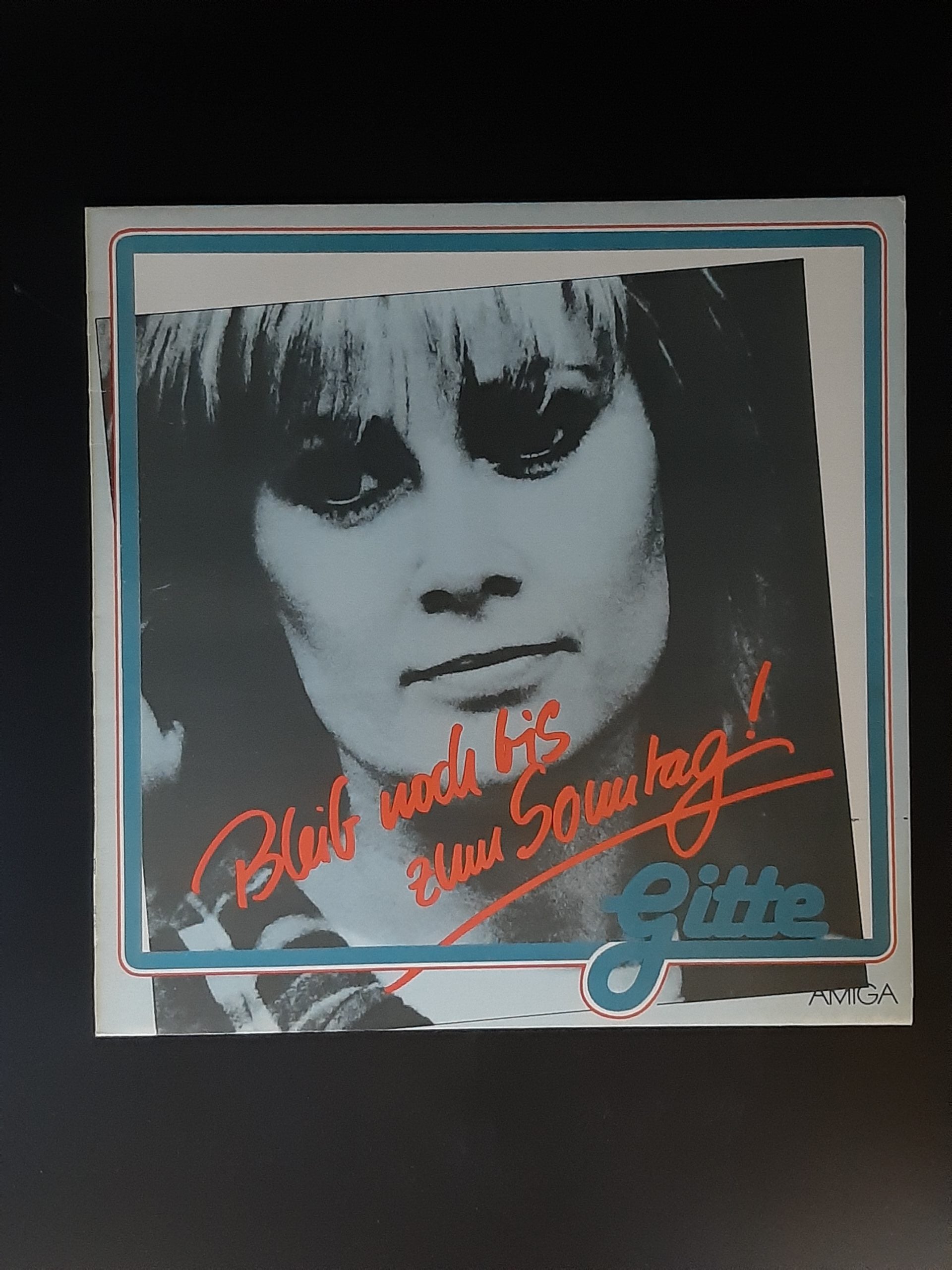 LP Schallplatte Vinyl Gitte Haenning Bleib noch bis zum Sonntag Amiga 1991