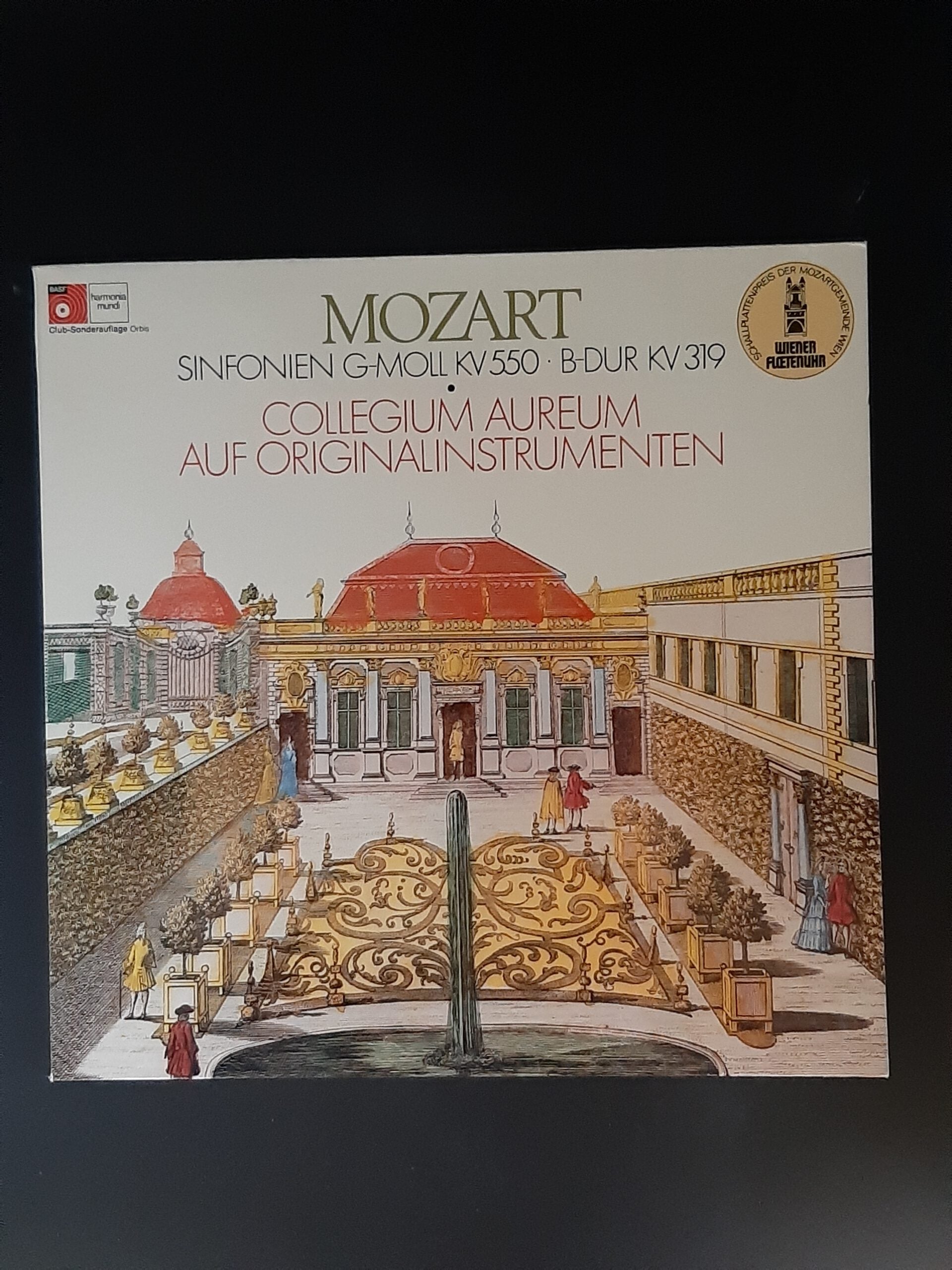 LP Schallplatte Vinyl Mozart Sinfonien Collegium Aureum Harmonia Mundi Orbis 1973