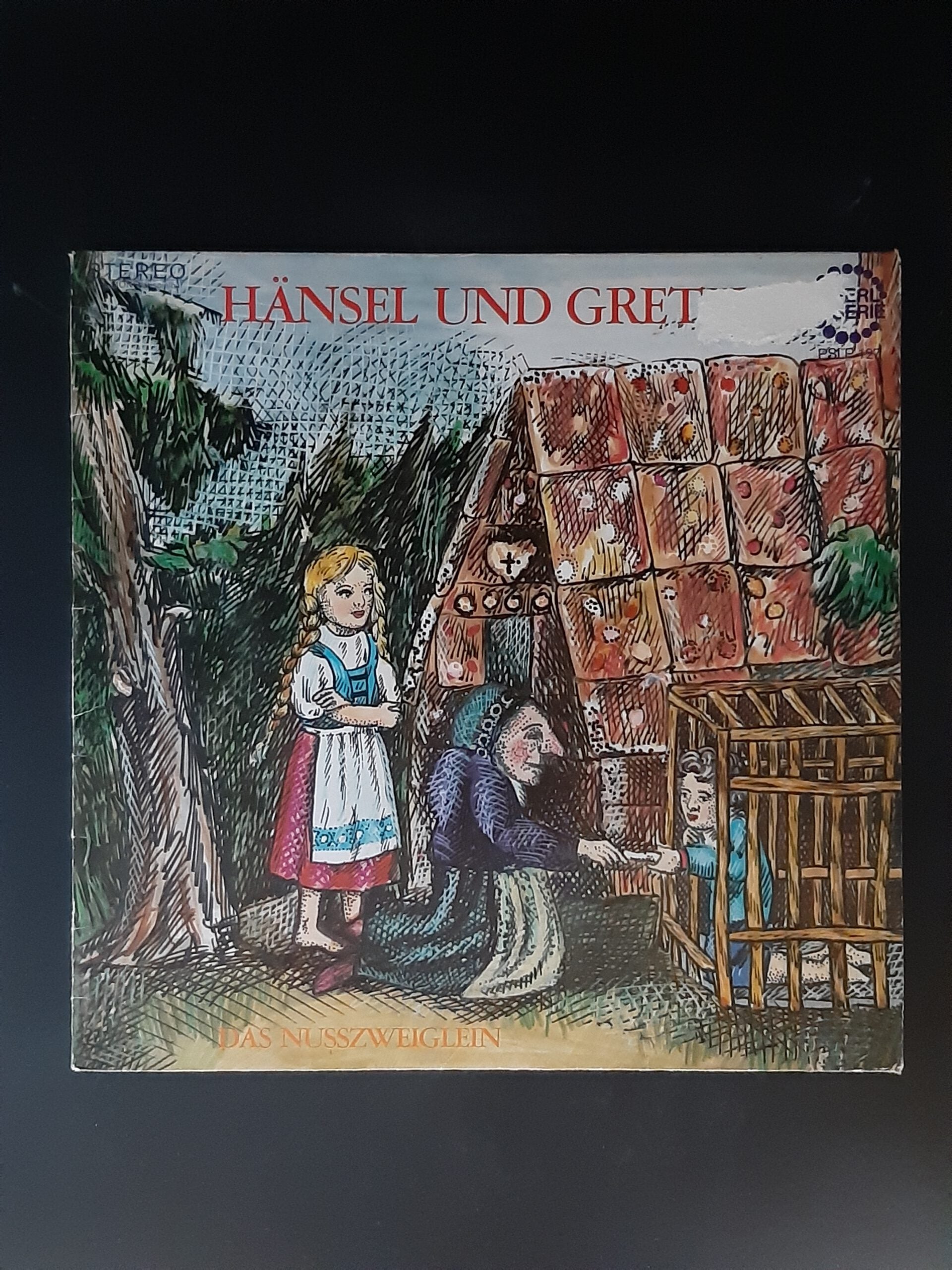LP Schallplatte Vinyl Hänsel und Gretel / Das Nußzweiglein Erzähler Rainer Hildebrand PerlSerie 1969