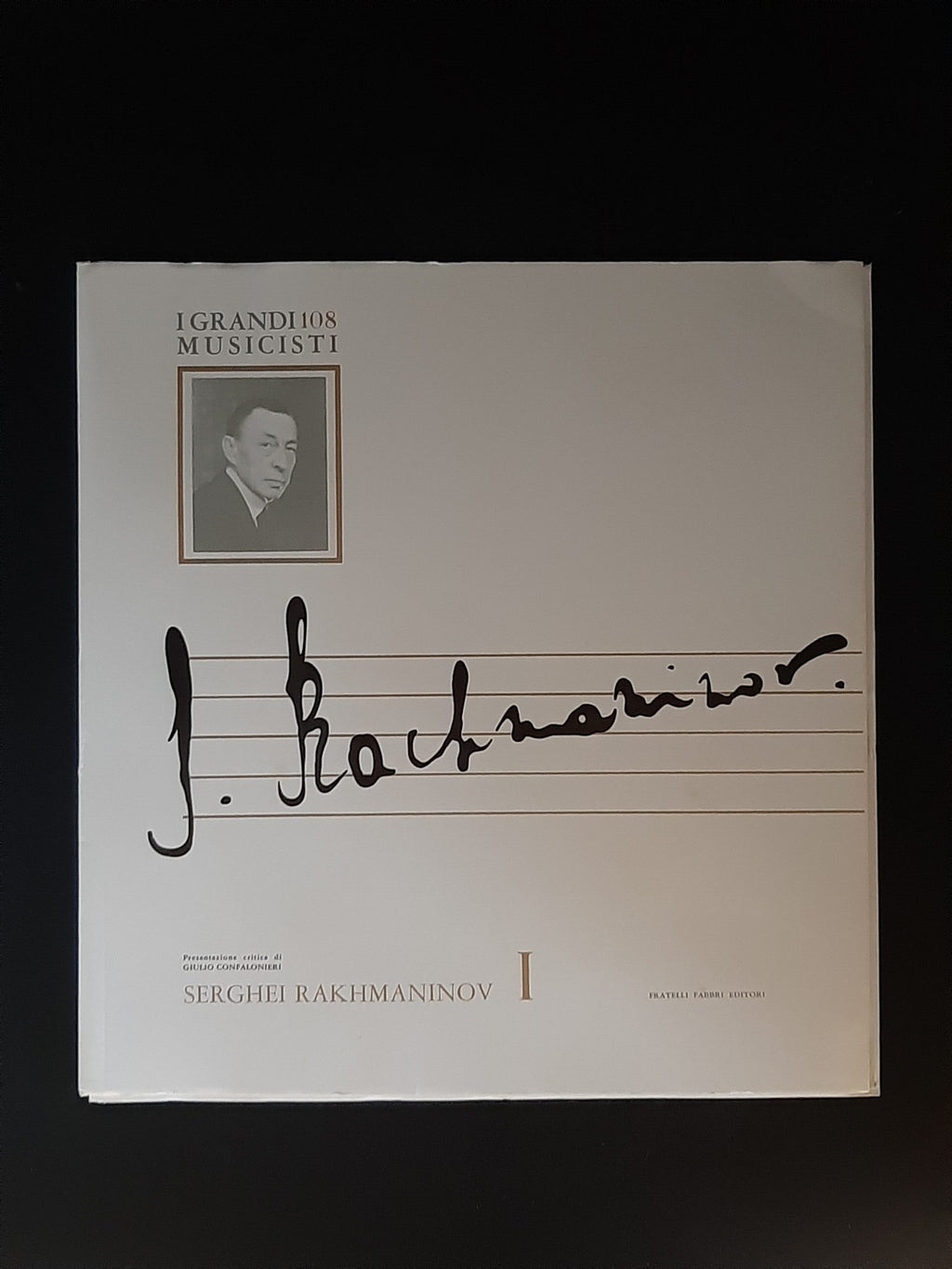 LP Schallplatte 8 LP I Grandi Musicisti  Chabrier, Rakhmaninov, Carl Maria von Weber inklusive Booklet italienisch Fratelli Fabri Editori  ca.1965