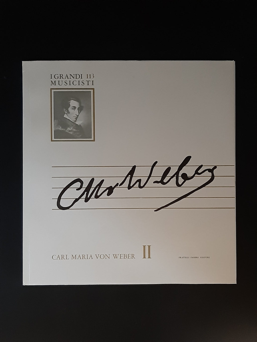 LP Schallplatte 8 LP I Grandi Musicisti  Chabrier, Rakhmaninov, Carl Maria von Weber inklusive Booklet italienisch Fratelli Fabri Editori  ca.1965
