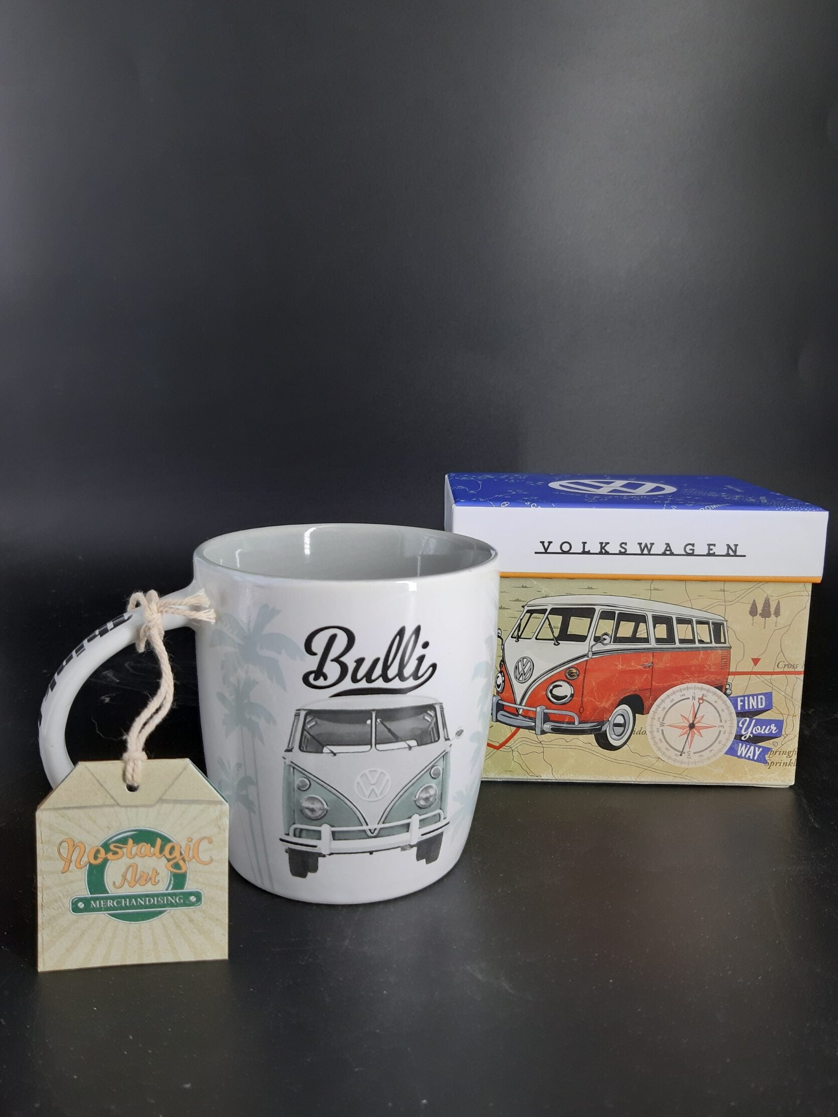 Tasse "Geschenkbox" VW Bulli - Good Things are ahead of you (Nostalgic Art)