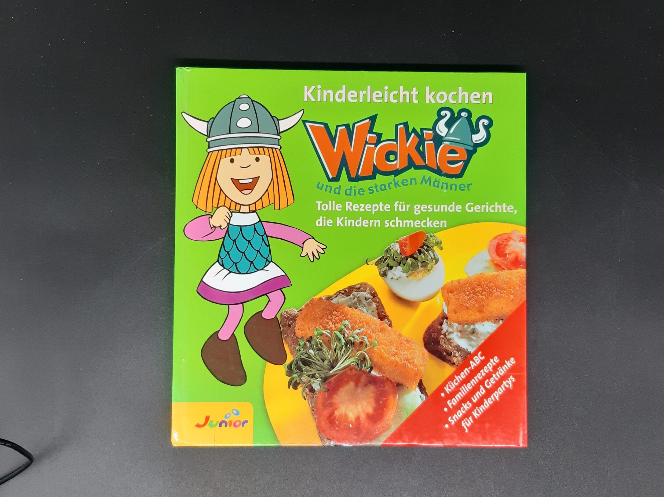 Kinderbuch Kinderleicht kochen Wickie und die starken Männer Schwager & Steinlein Verlag GmbH 2005 leichte Gebrauchsspuren