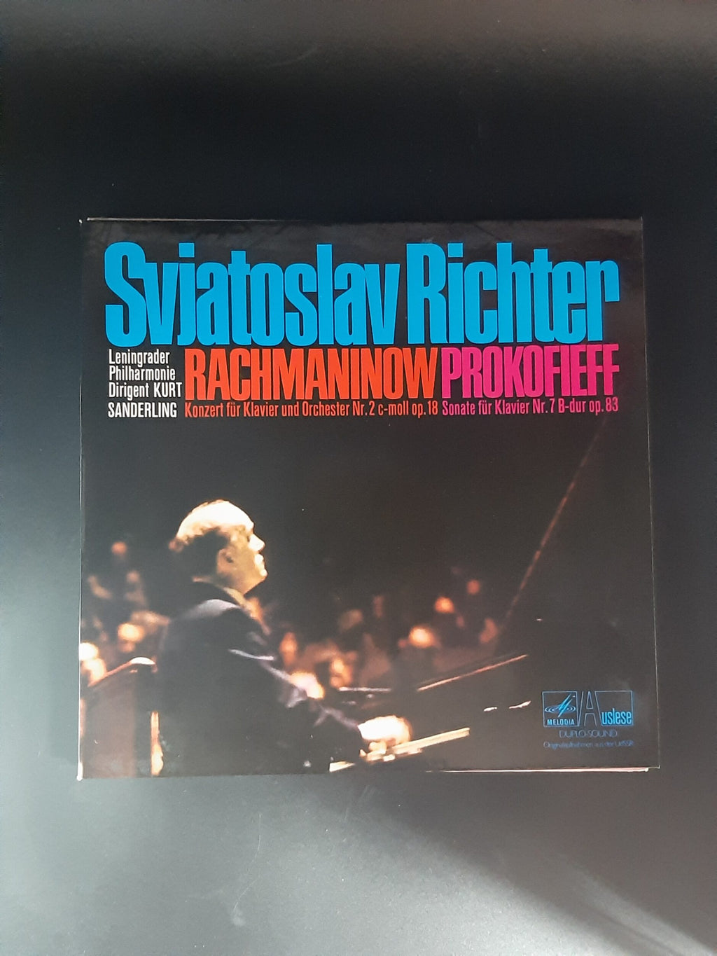 LP Schallplatte Vinyl Rachmaninow Prokofieff Svjatoslav Richter Leningrader Philharmonie Melodia Auslese 1973
