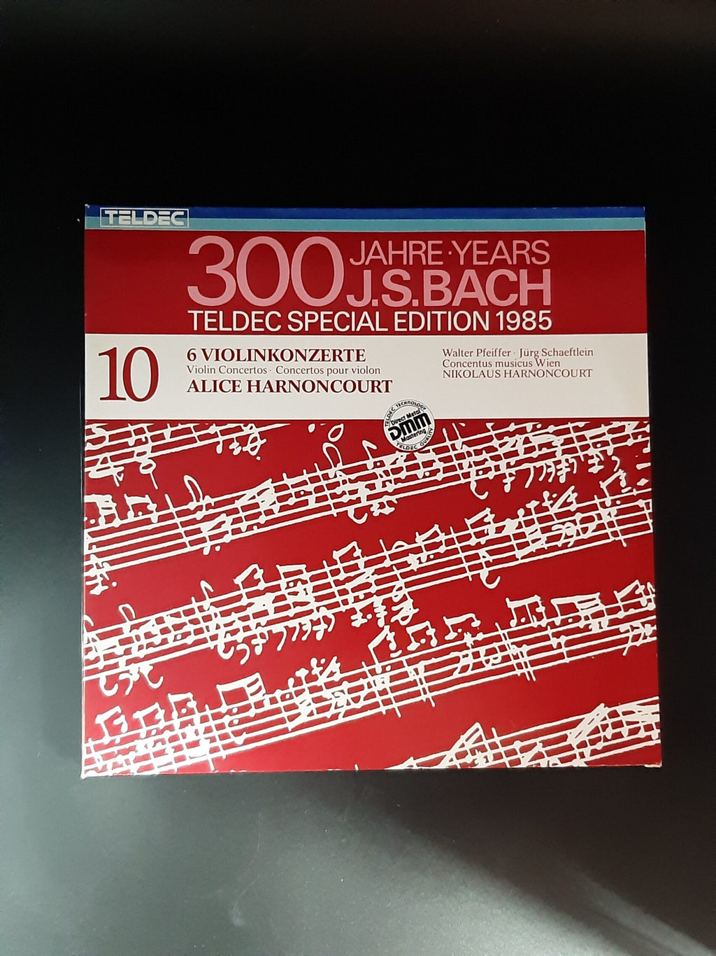 LP Schallplatte Vinyl 300 Jahre Bach 6 Violinkonzerte Alice Harnoncourt 2 LP Teldec 1985