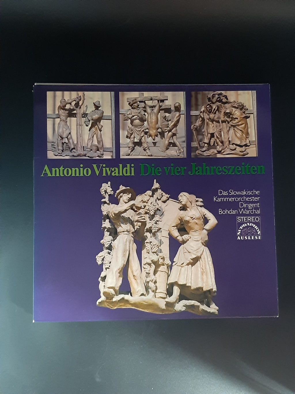 LP Schallplatte Vinyl Antonio Vivaldi Die vier Jahreszeit - Das slowakische Kammerorchester Dirigent Bohdan Warchal Supraphon