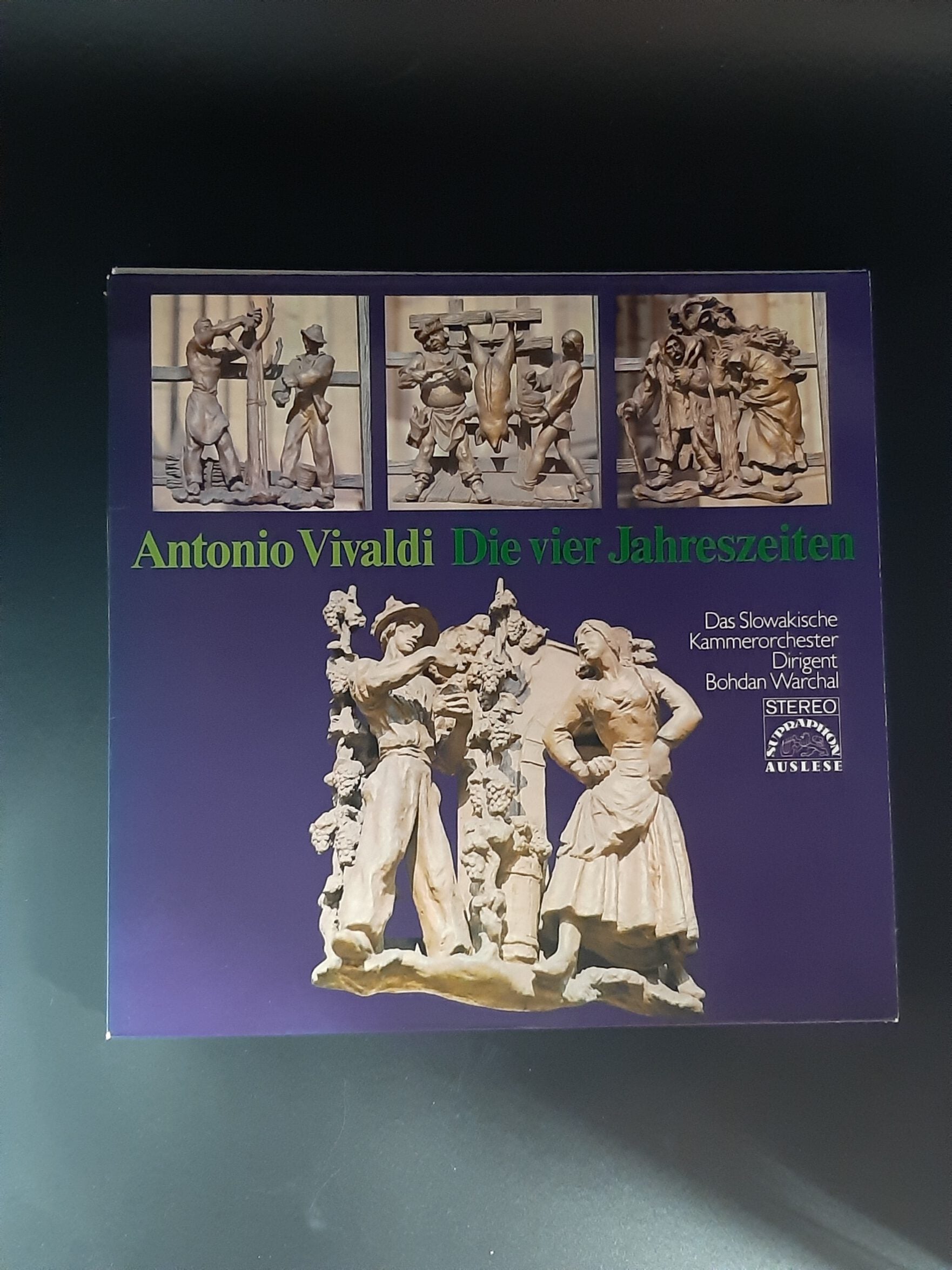 LP Schallplatte Vinyl Antonio Vivaldi Die vier Jahreszeit - Das slowakische Kammerorchester Dirigent Bohdan Warchal Supraphon