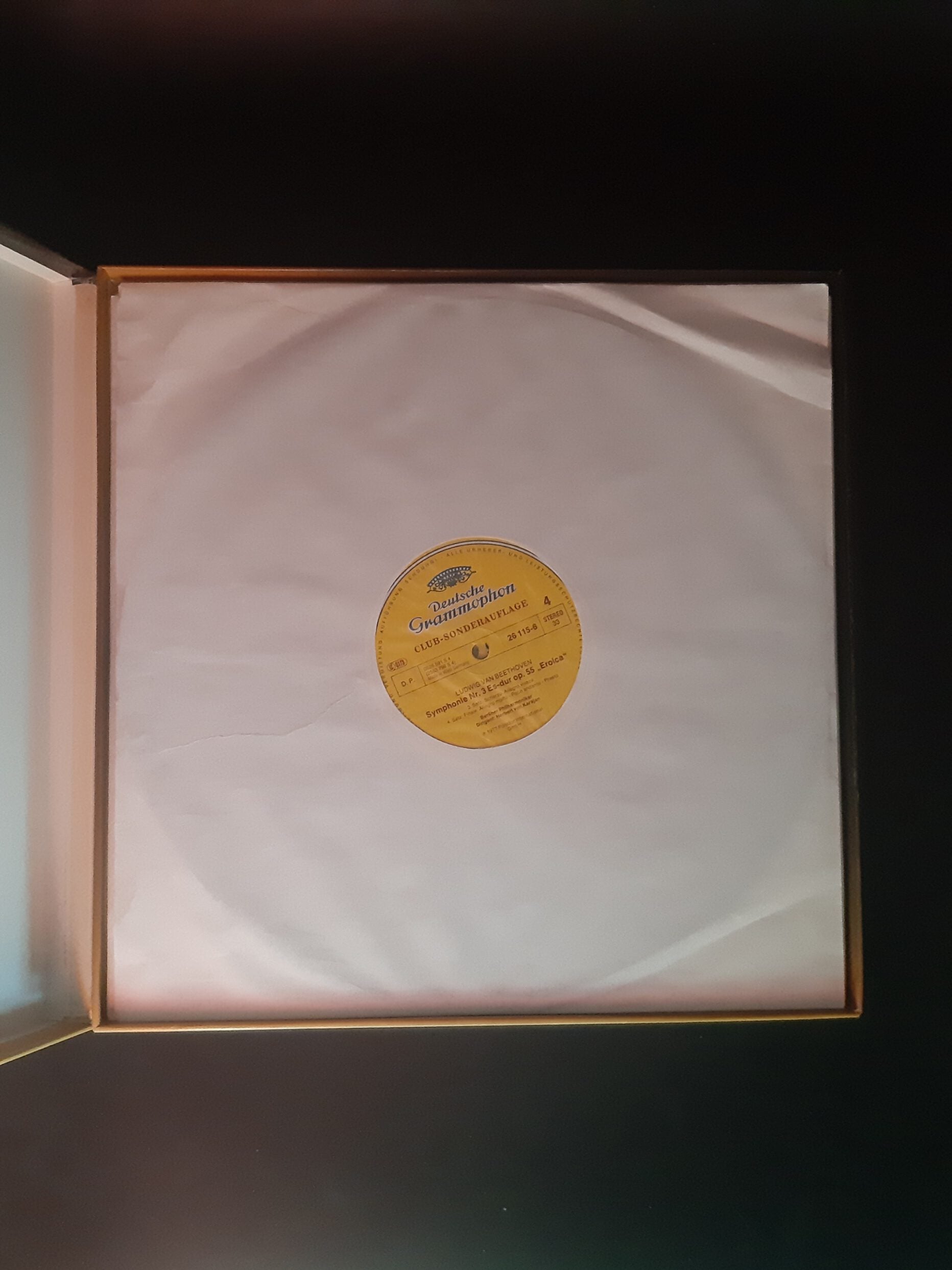 LP Schallplatte Vinyl Beethoven 9 Symphonien Karajan Berliner Philharmoniker Box-Set 8 LP Club-Edition Deutsche Grammophon 1977