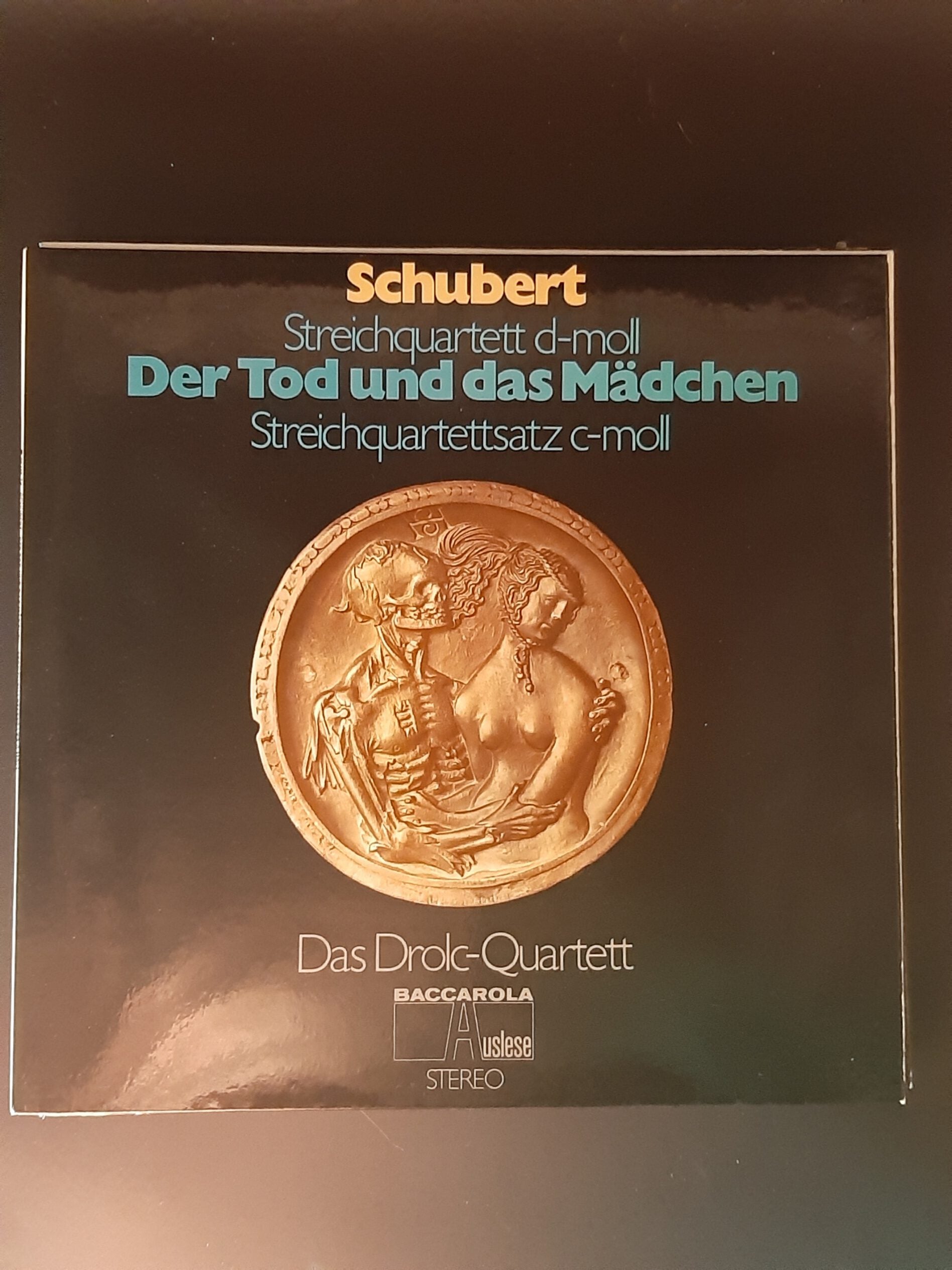 LP Schallplatte Vinyl Schubert Streichquartett d-moll Der Tod und das Mädchen Das Drolc Quartett Baccarola guter Zustand