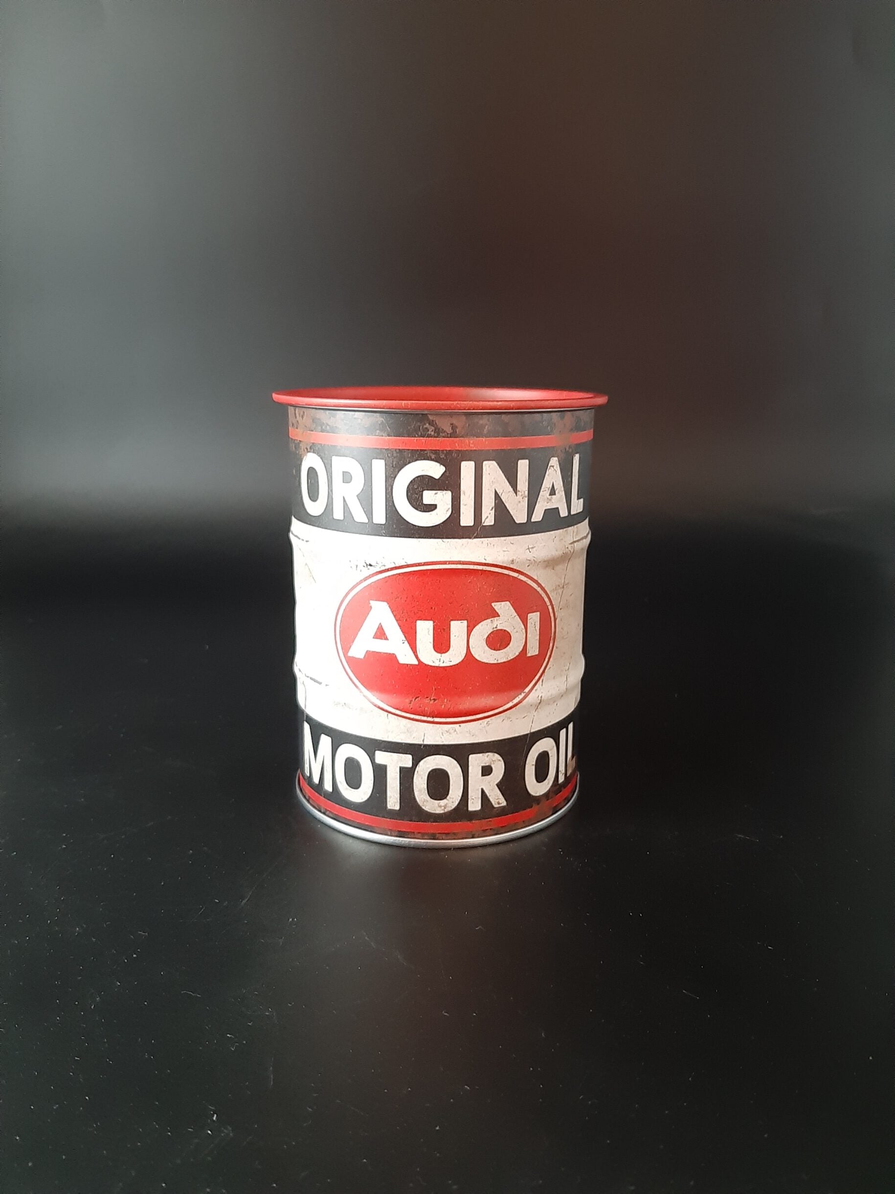 Spardose Ölfass Audi - Original Motor Oil (Nostalgic Art)