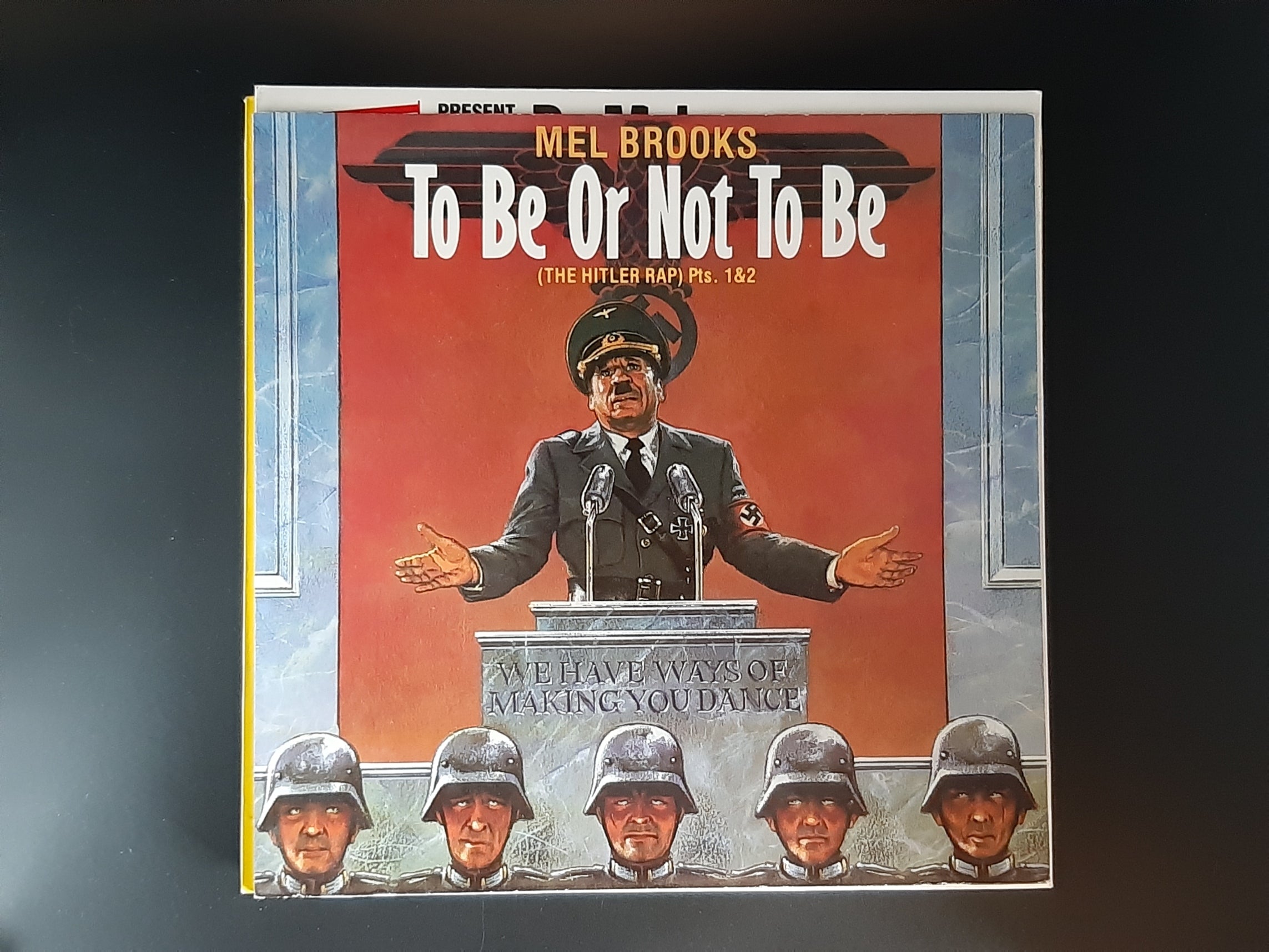 Maxi-Single Schallplatte Vinyl  Mel Brooks To be or not to be (The Hitler Rap)  Electronic-Synth-Pop 1983