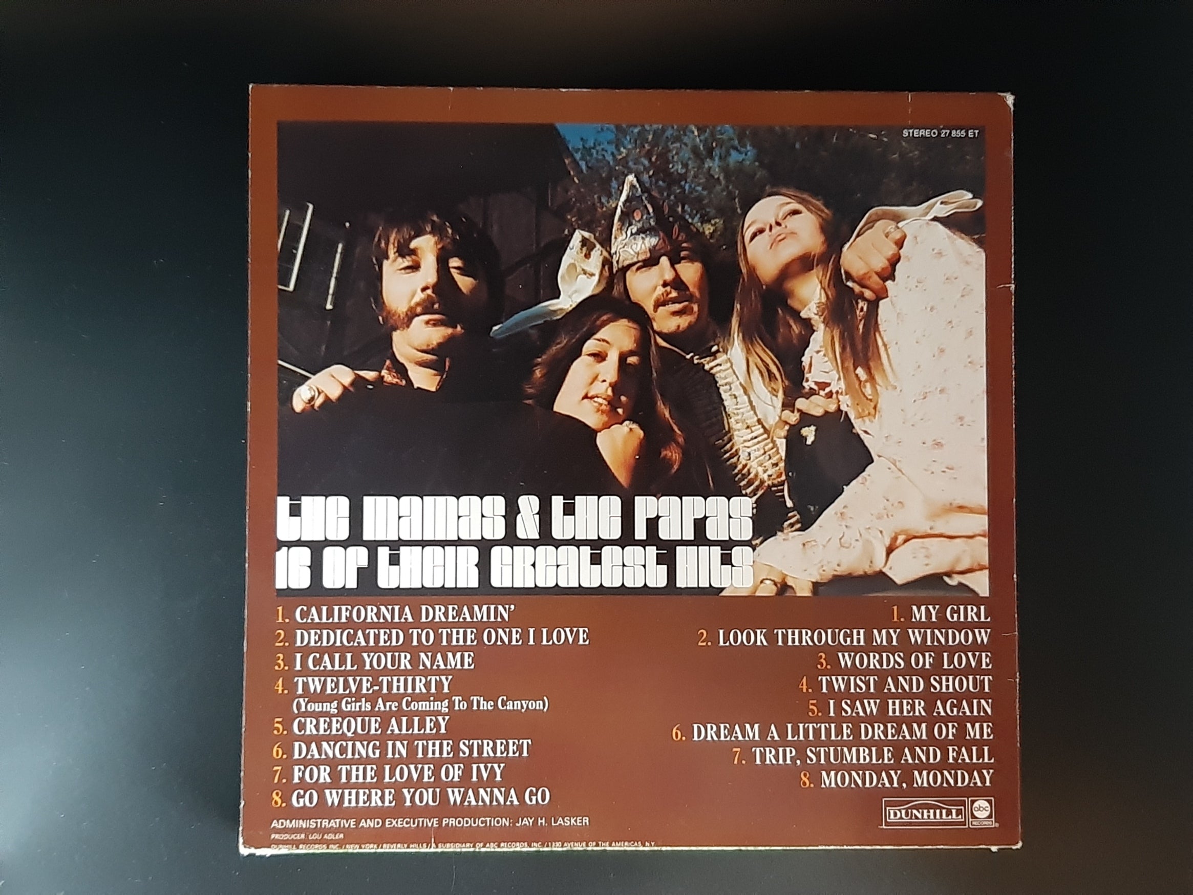 LP Schallplatte Vinyl  The Mamas and Papas - 16 of their Greatest Hits ABC/Dunhill Records 1969