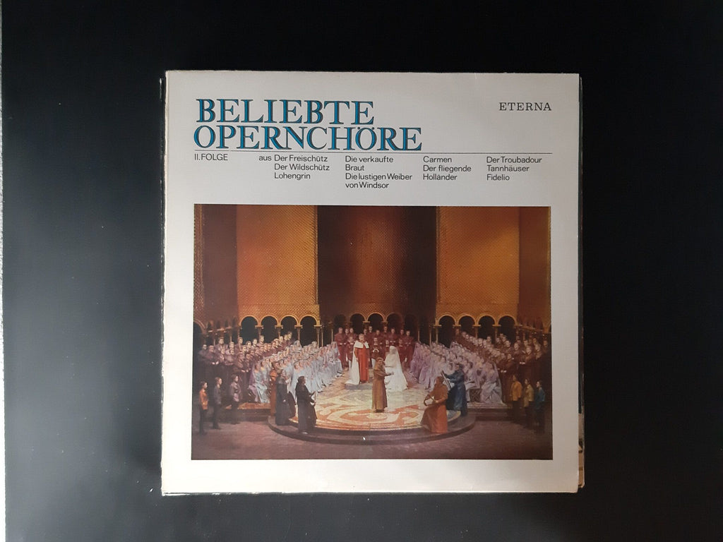 LP Schallplatte Vinyl Beliebte Opernchöre 1 - 3 - 3 LP Eterna DDR um 1970