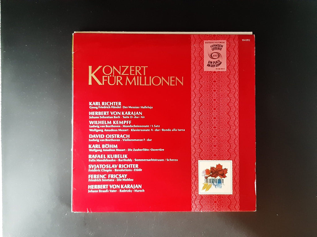 LP Schallplatte Vinyl Konzert für Millionen Karajan, Richter, Böhm etc Deutsche Grammophon 1968