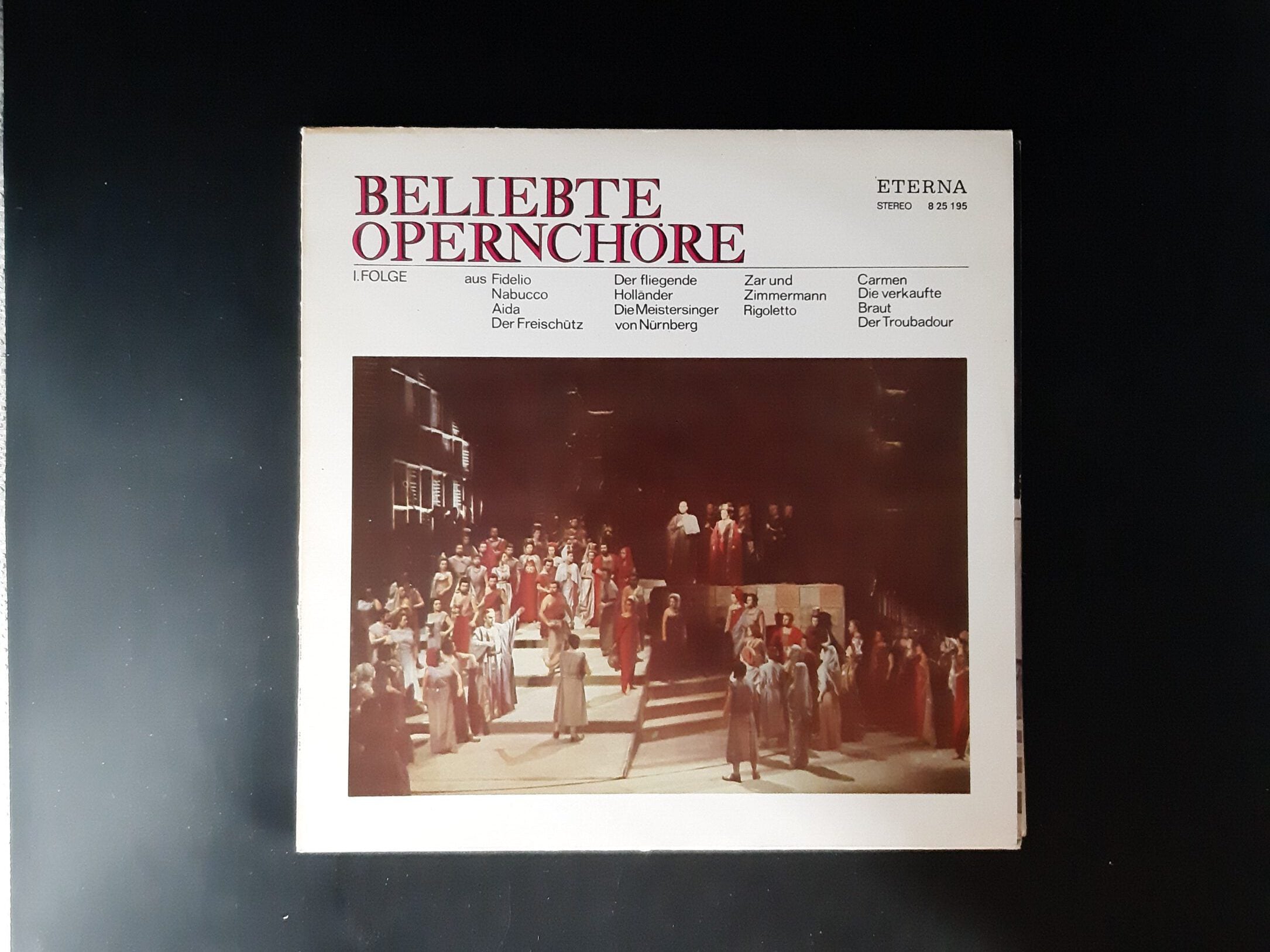 LP Schallplatte Vinyl Beliebte Opernchöre 1 - 3 - 3 LP Eterna DDR um 1970