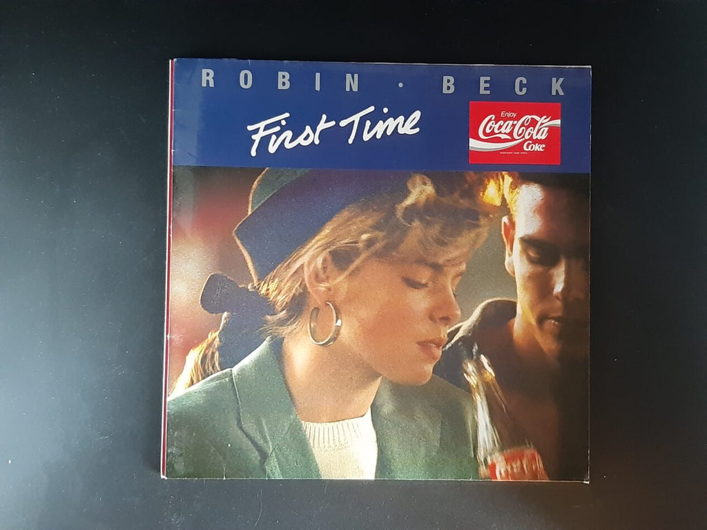 Maxi-Single Schallplatte Vinyl Maxi-Single Robin Beck First time Coca-Cola-Werbung 80er Jahre