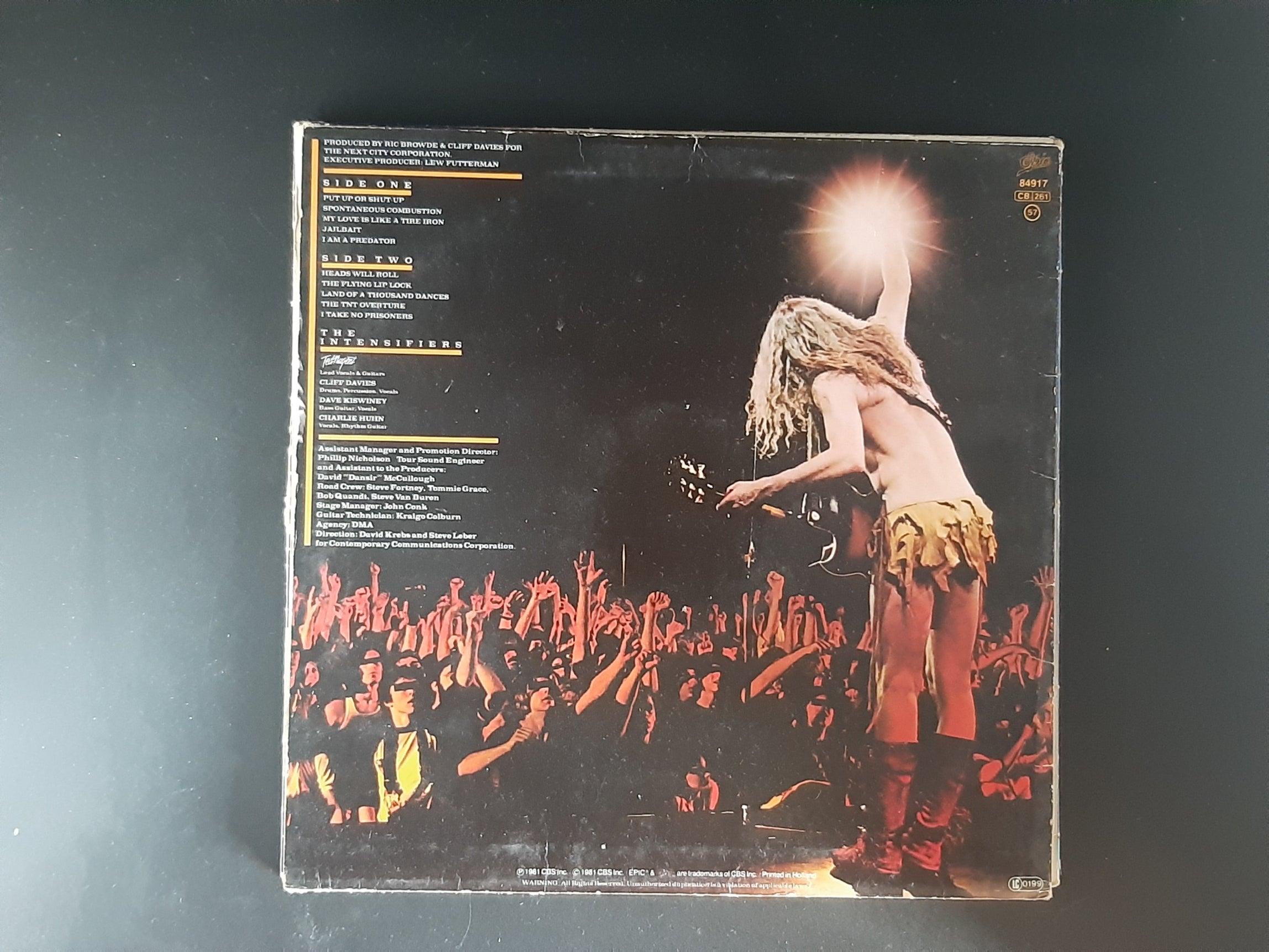 LP Schallplatte Vinyl Ted Nugent Intensities in 10 cities Hard Rock 1981