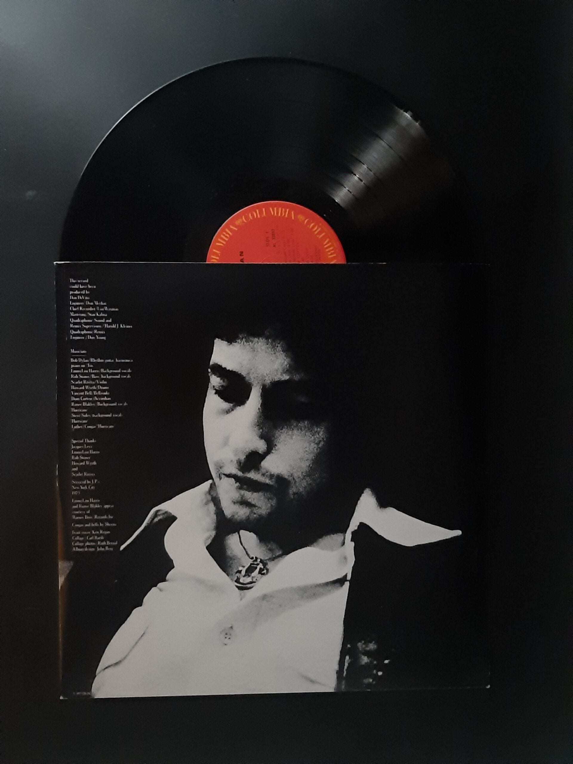 LP Schallplatte Vinyl Bob Dylan Desire Columbia 1975 Hurricane u.w.