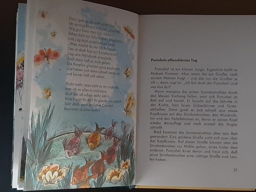 Kinderbuch Sabine Boehringer Flunkerjan & Tintetu Zeichnungen Ingeborg Haun GJB 1973