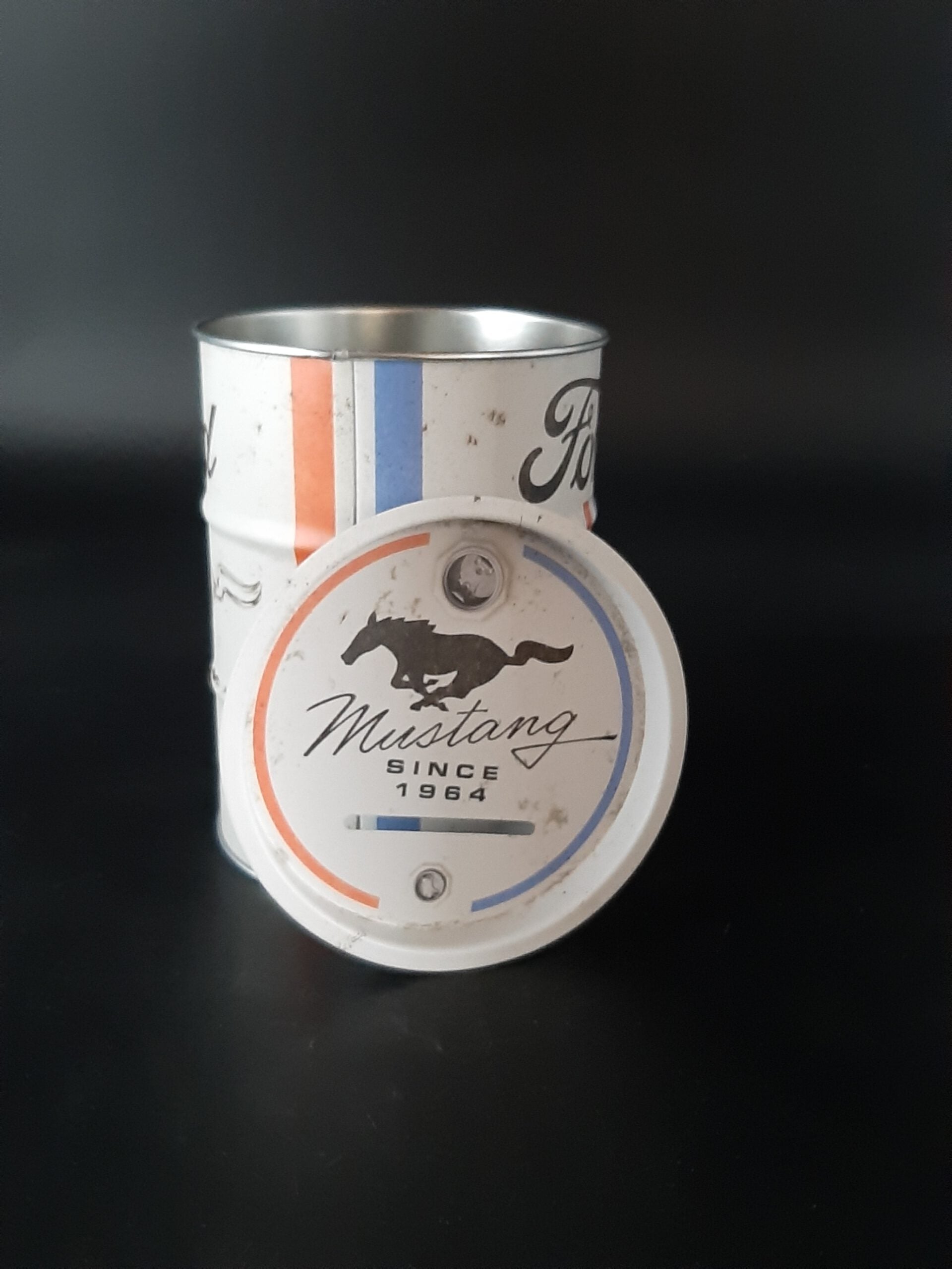 Spardose Ölfass Ford Mustang (Nostalgic Art)