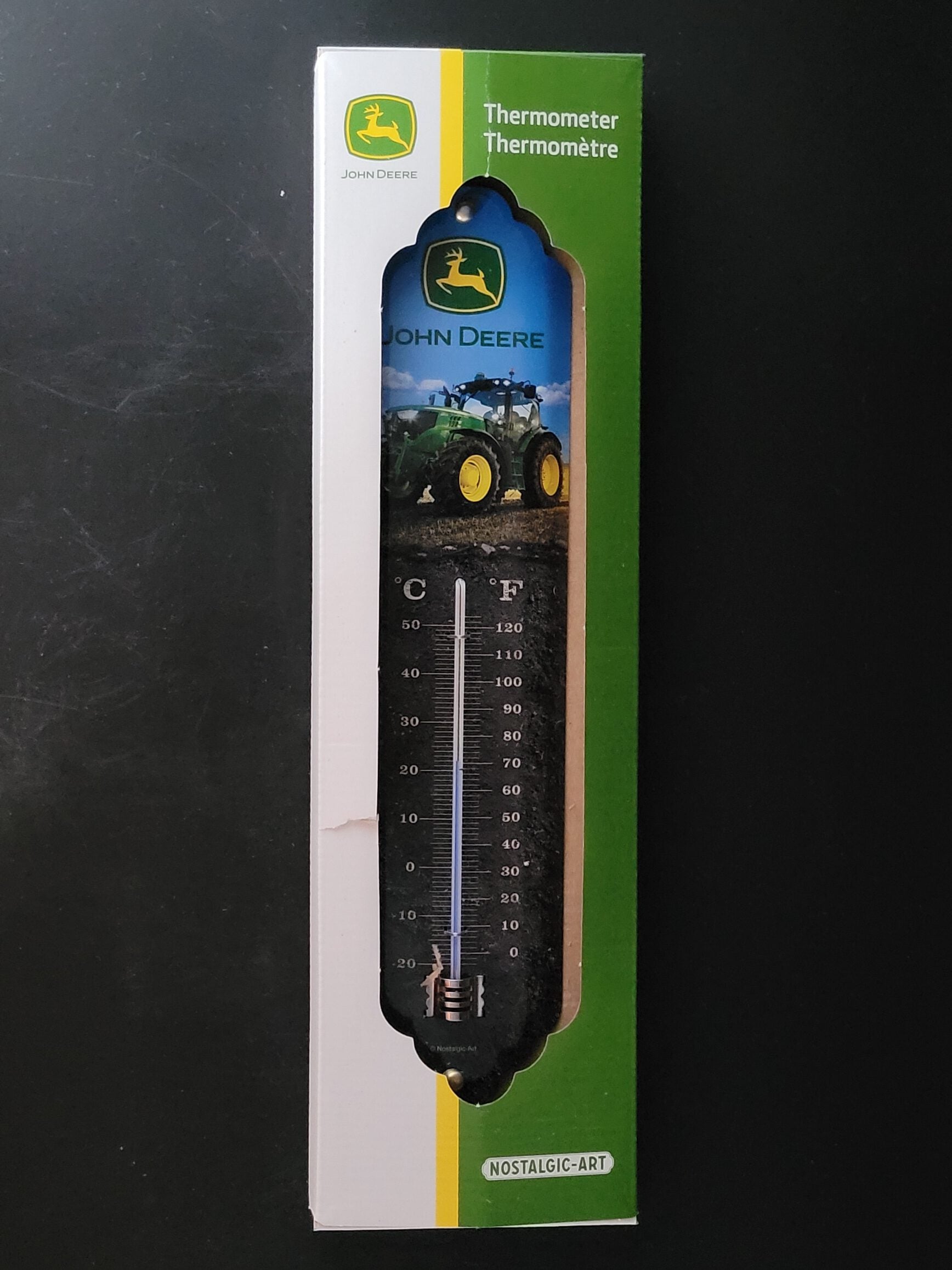 Thermometer John Deere Photo Modell 8370 R (Nostalgic Art)
