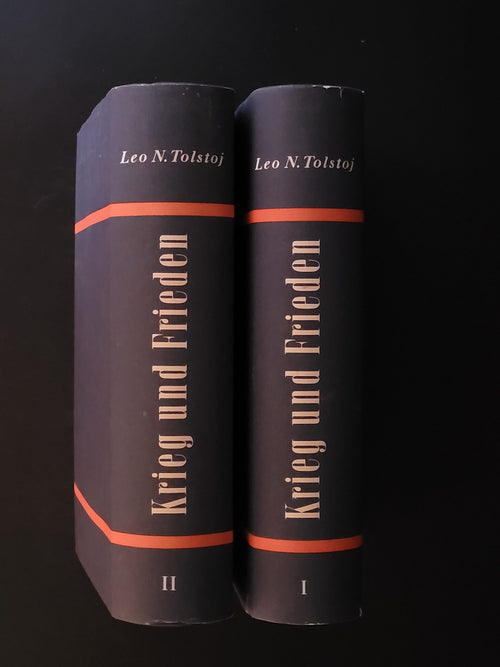 Belletristik Leo N. Tolstoj Krieg und Frieden 2 Bände Büchergilde Gutenberg 1956
