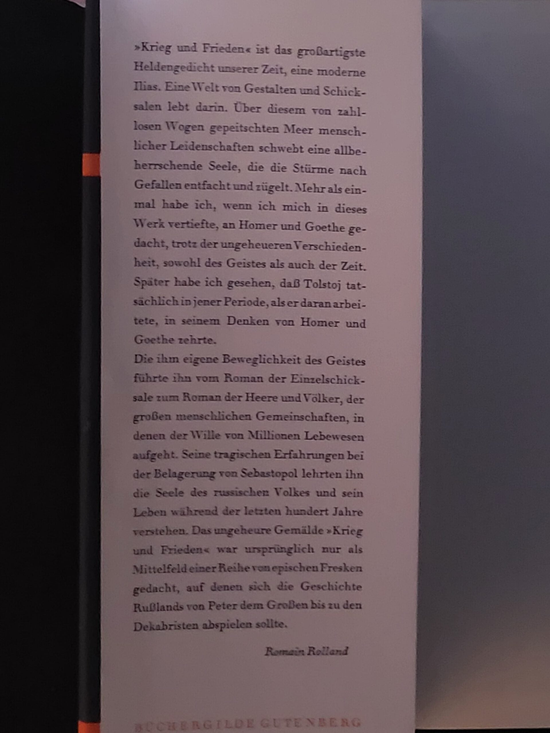 Belletristik Leo N. Tolstoj Krieg und Frieden 2 Bände Büchergilde Gutenberg 1956