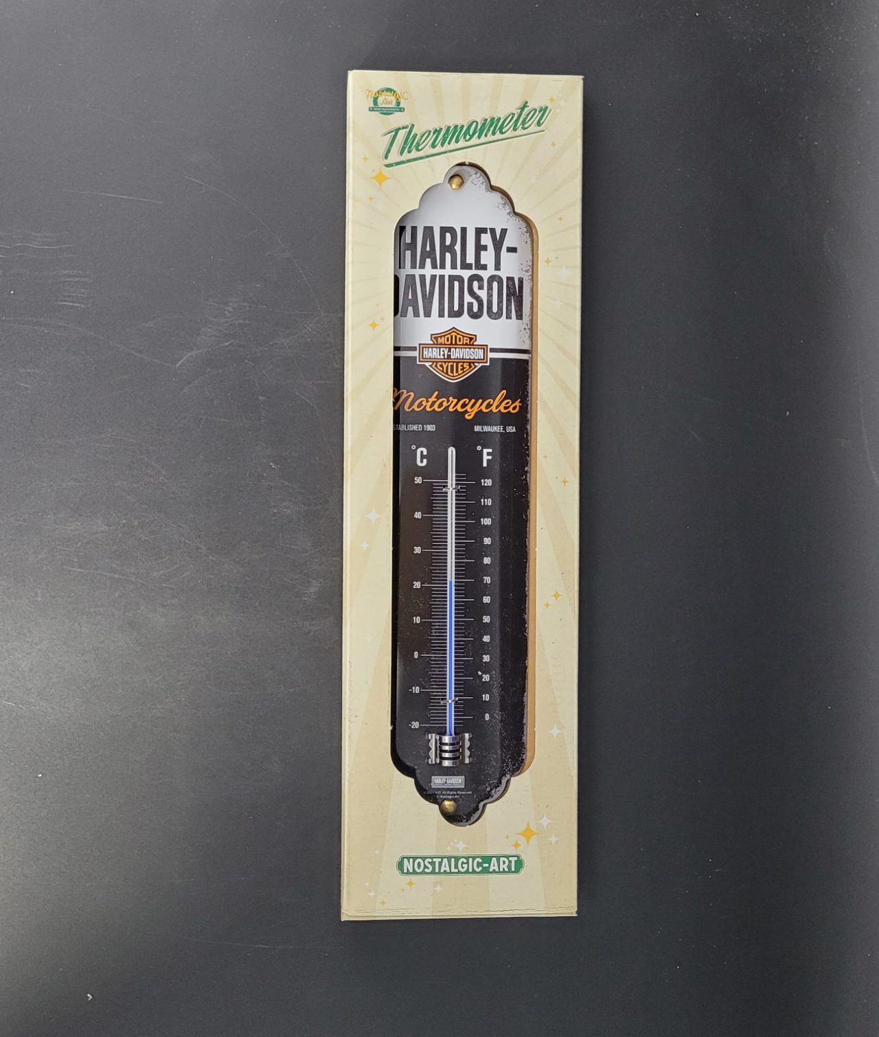Thermometer Harley-Davidson - Motorcycles (Nostalgic Art)