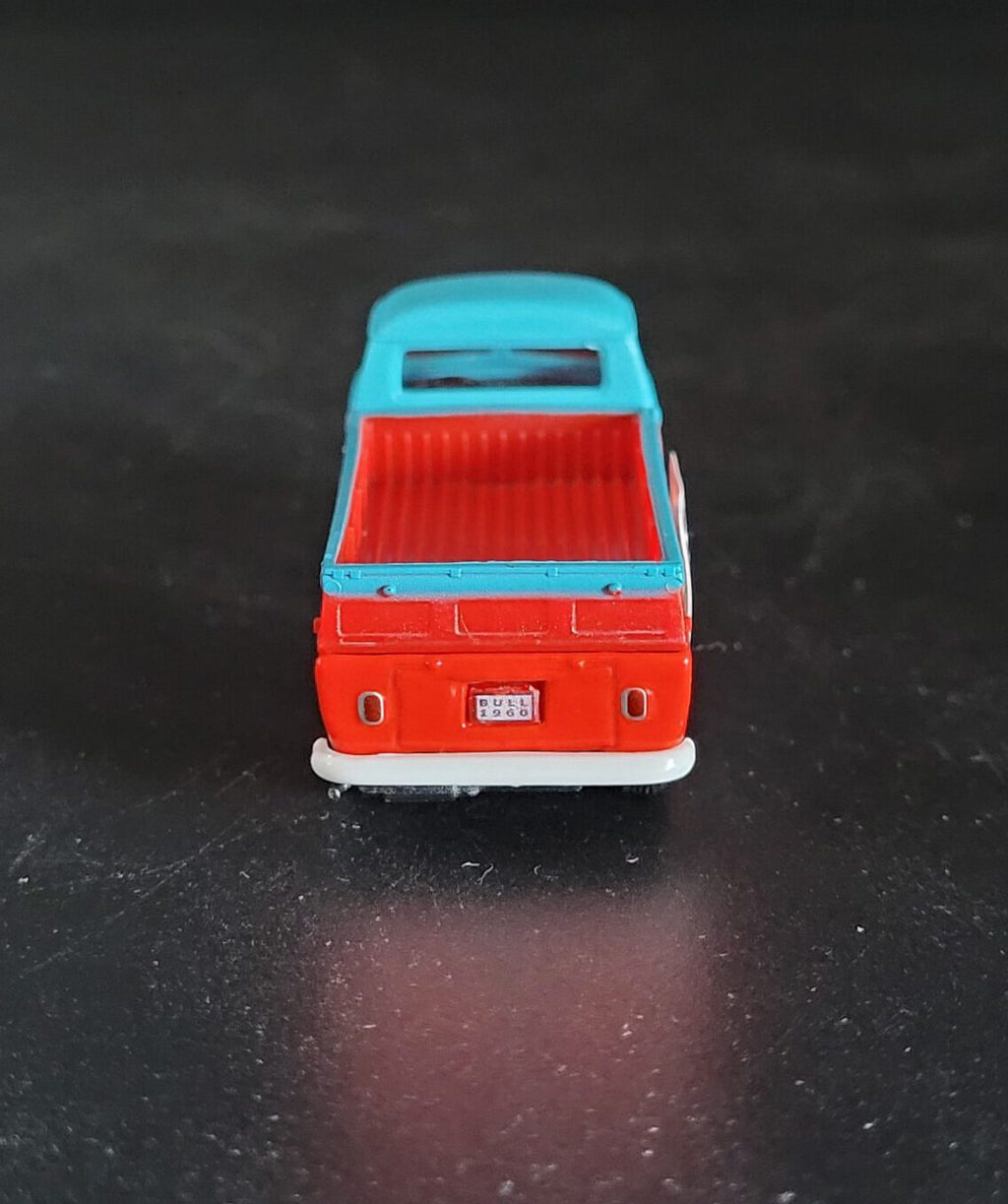 Automagnet VW Pick up rot - Dach hellblau