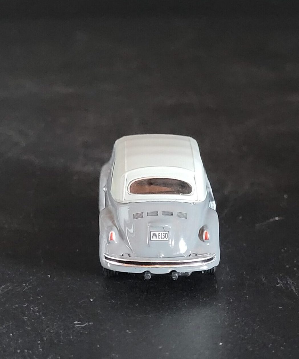 Automagnet VW Käfer grau - Soft Top hellgrau