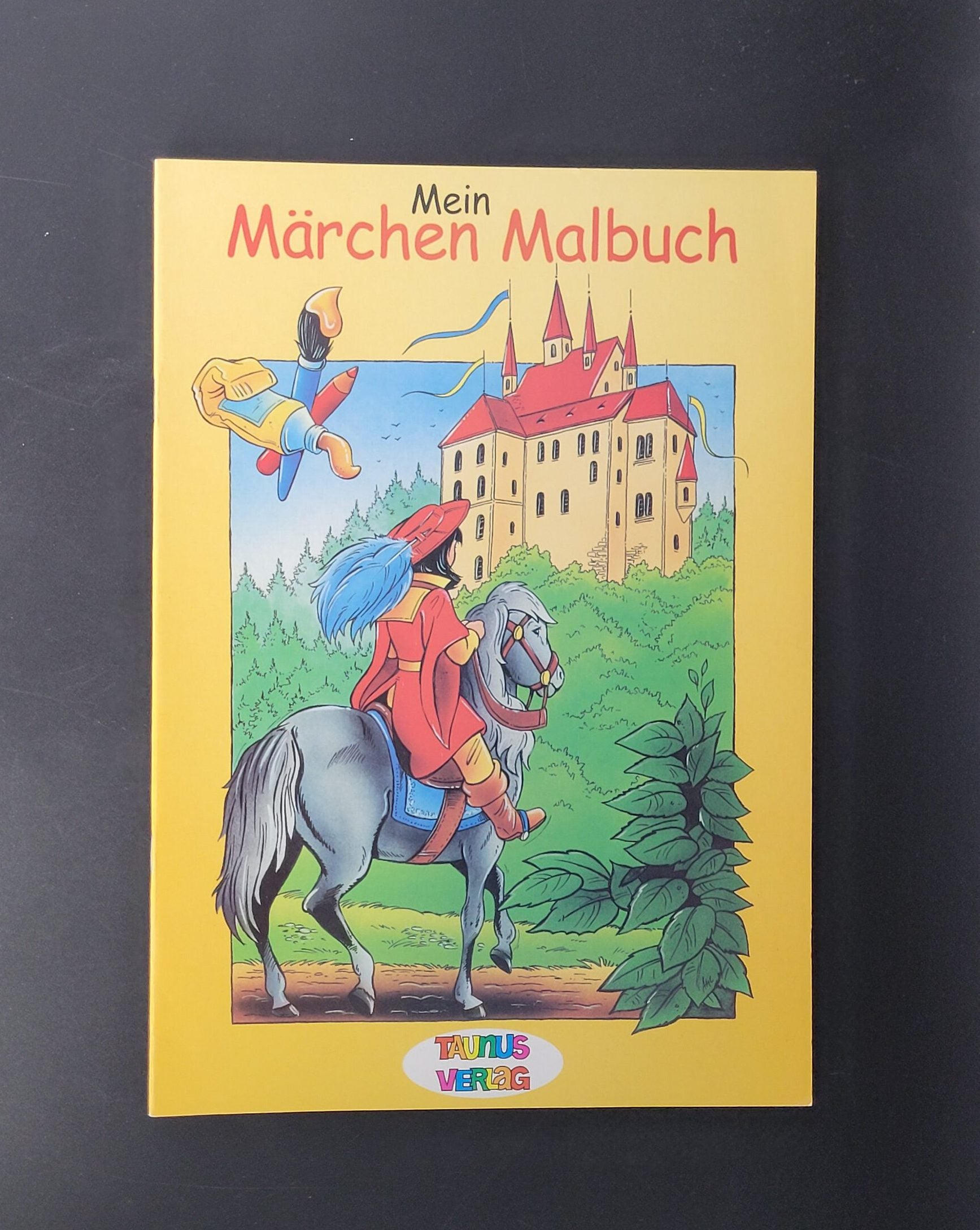 Mein Märchen Malbuch (gelb) - 31 Bilder zum Ausmalen mit den schönsten Motiven aus den Erzählungen der Gebrüder Grimm