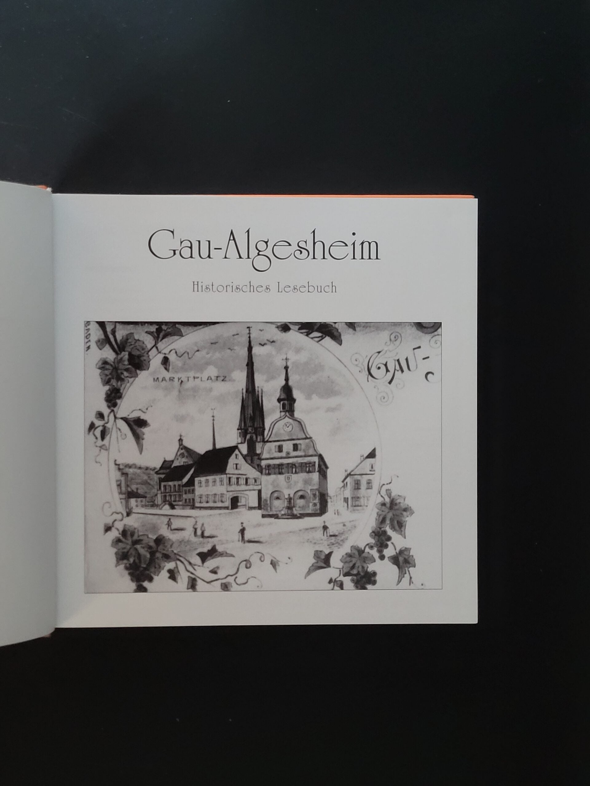 Sachbuch Norbert Diehl (Verfasser) Gau-Algesheim -Historisches Lesebuch Hrsg Brillmeyer-Brilmayer-Gesellschaft Band 41/1999
