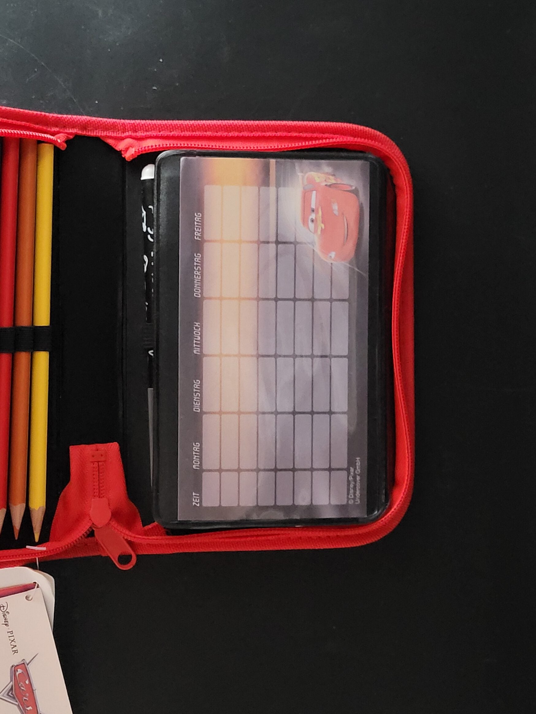 Federmäppchen gefülltes Schüleretui Cars von Scooli  30-teilig