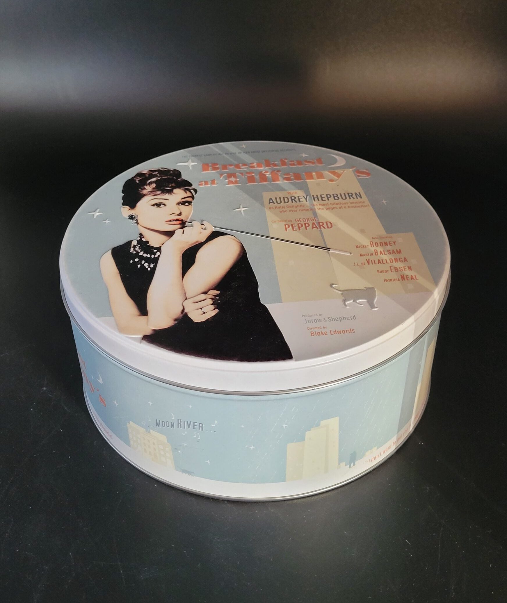Vorratsdose Blechdose rund "Hutschachtel" Frühstück bei Tiffany (Nostalgic Art)