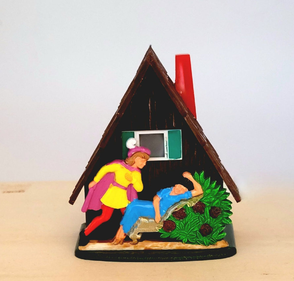 Bildbetrachter TV - Märchenhaus Dornröschen Klick-Fernseher Mini-Dia Betrachter Gucki Nostalgie