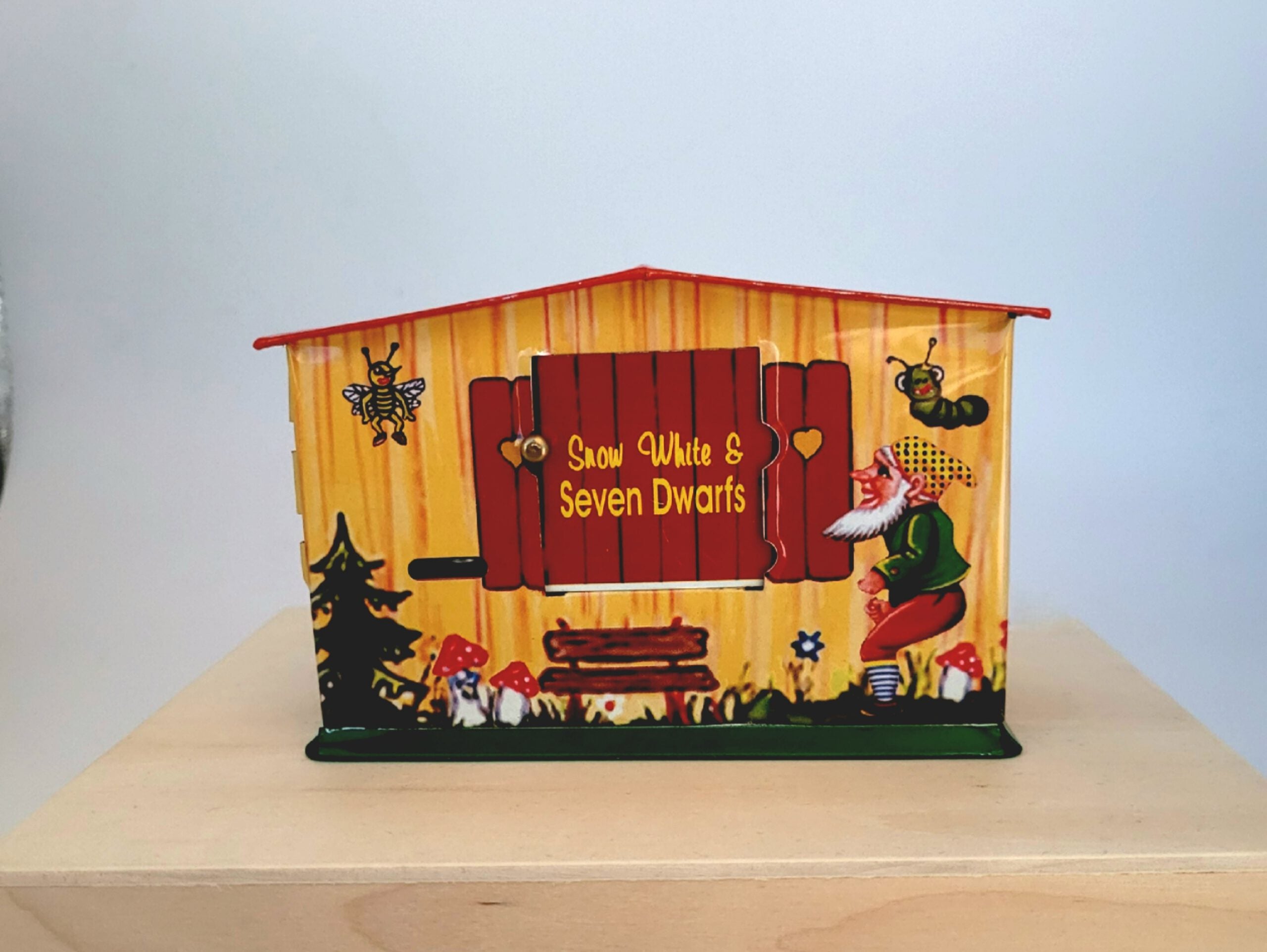 Spardose Schneewittchen aus Blech - Snow White Bank Nostalgie Repro -neu-