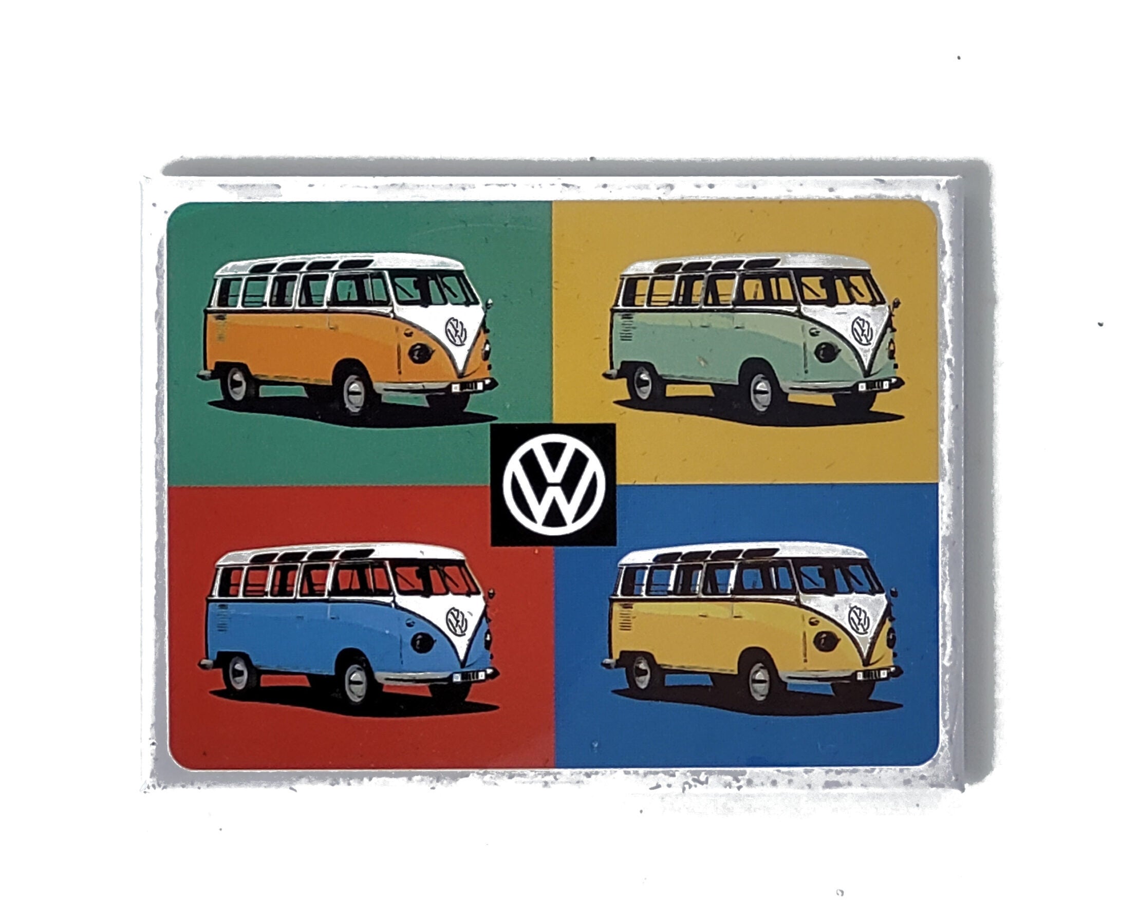 Magnet "VW Bulli Volkswagen - Pop Art" (Nostalgic Art)