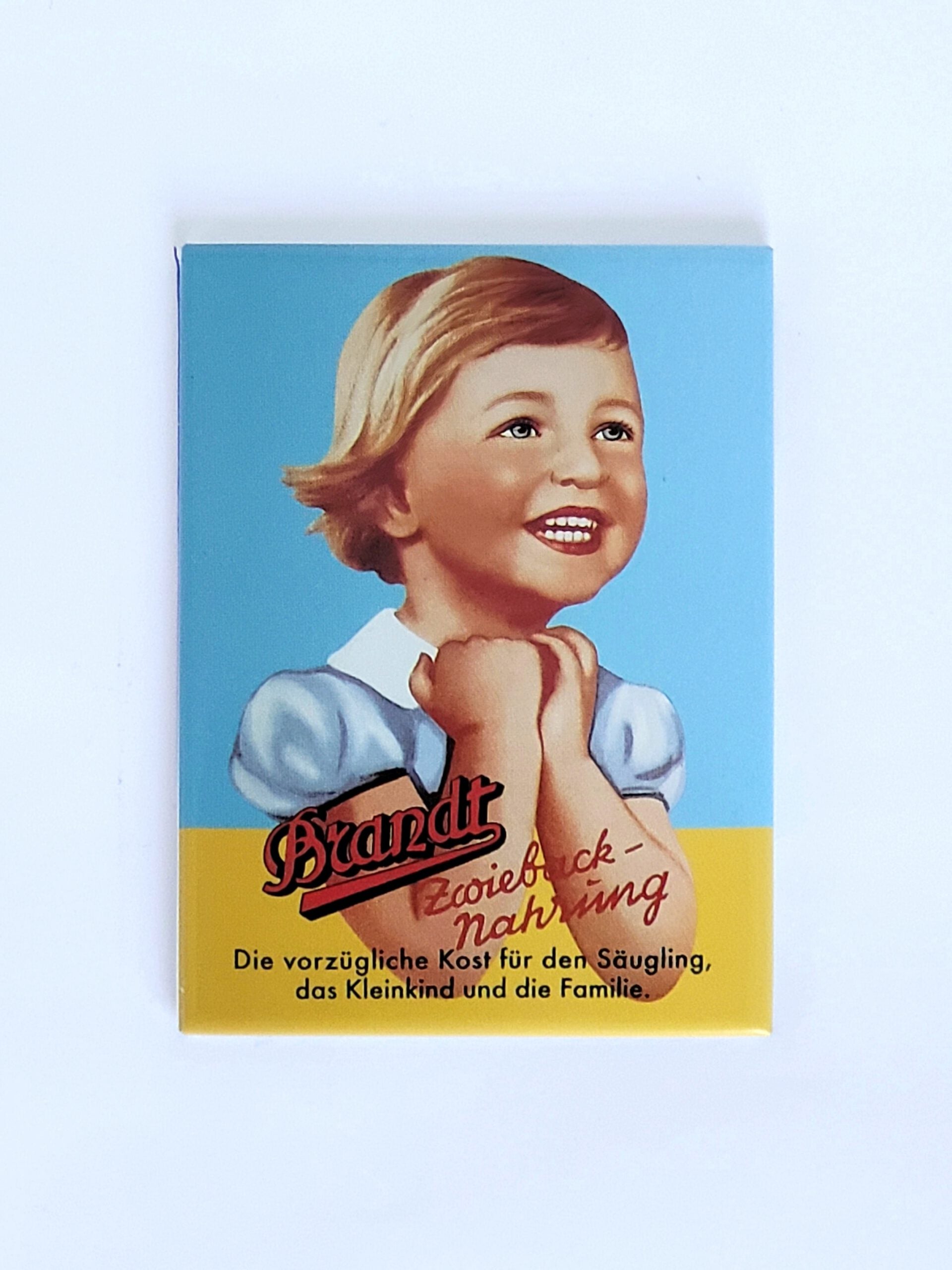 Magnet "Brandt - Zwieback Nahrung Mädchen"