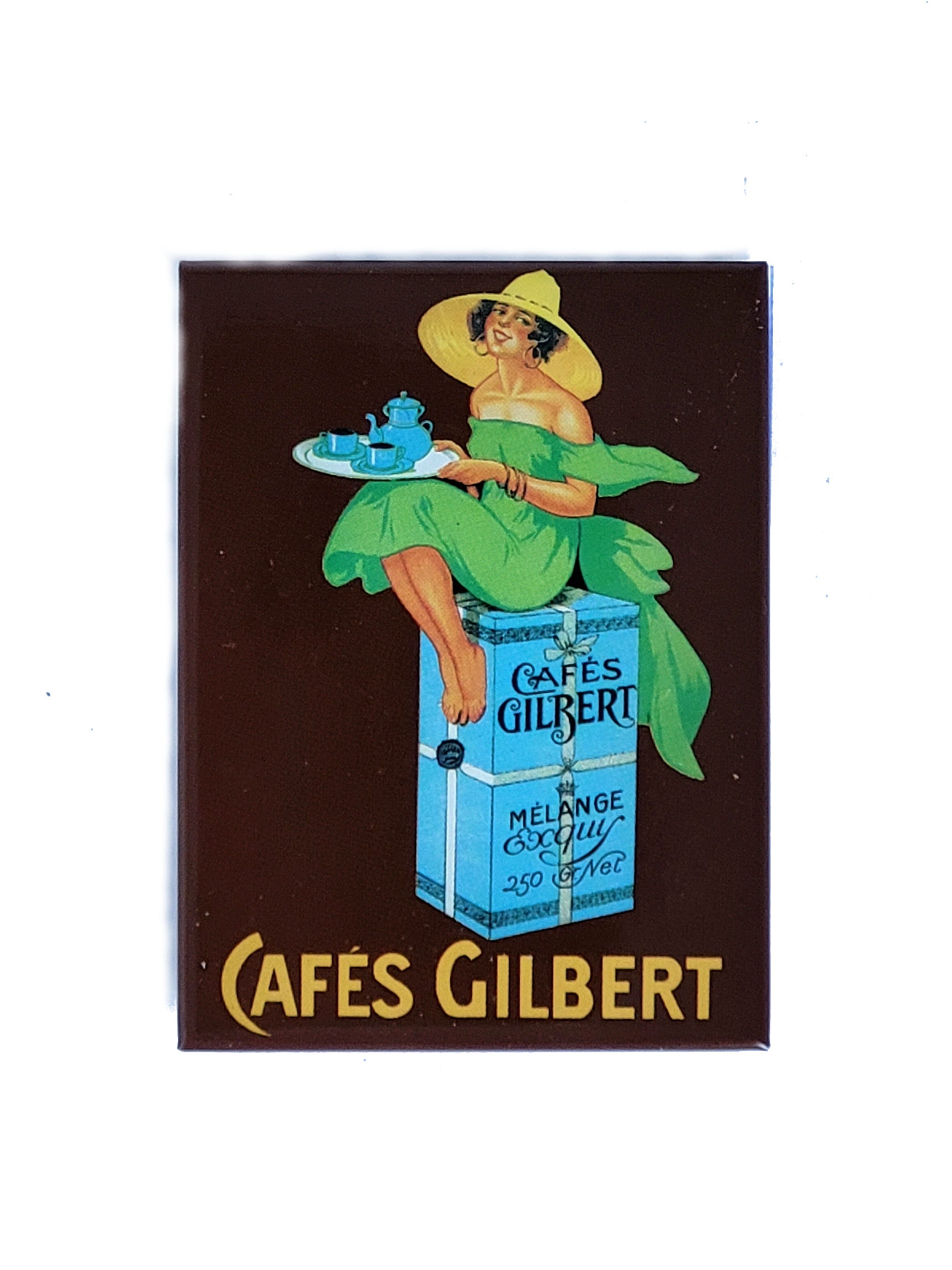 Magnet "Cafés Gilbert"